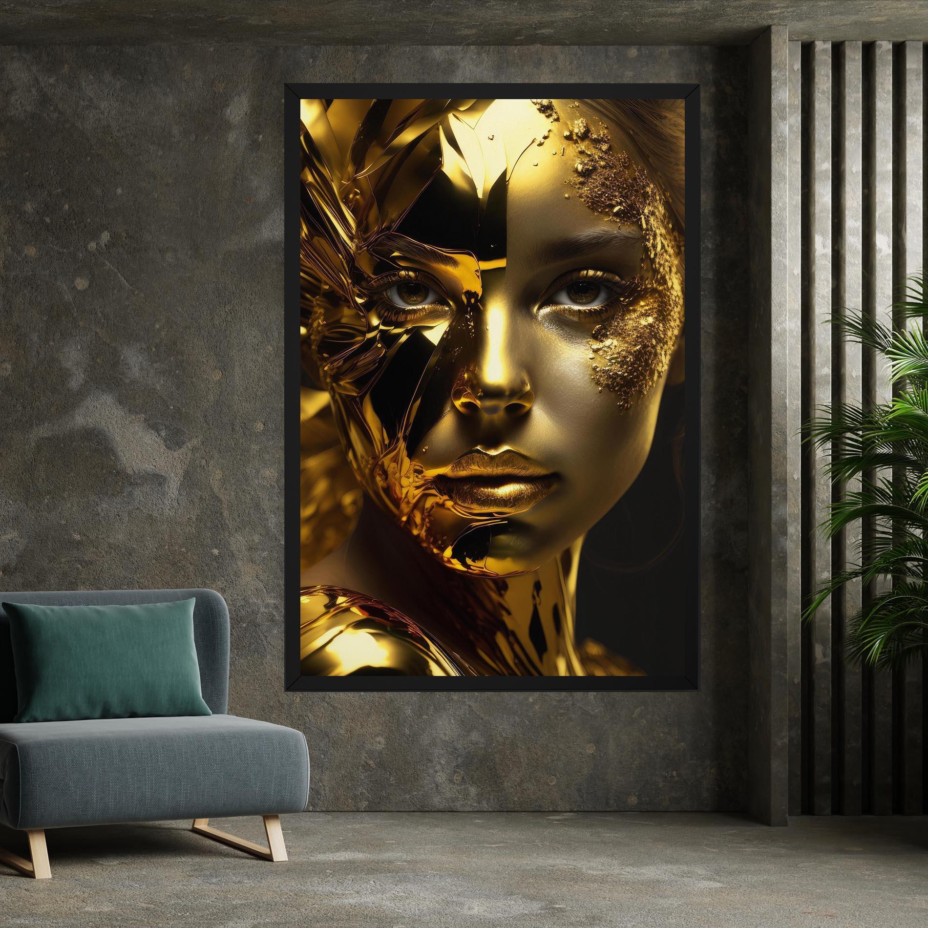 Tablou Canvas Covered By Gold mockup 7