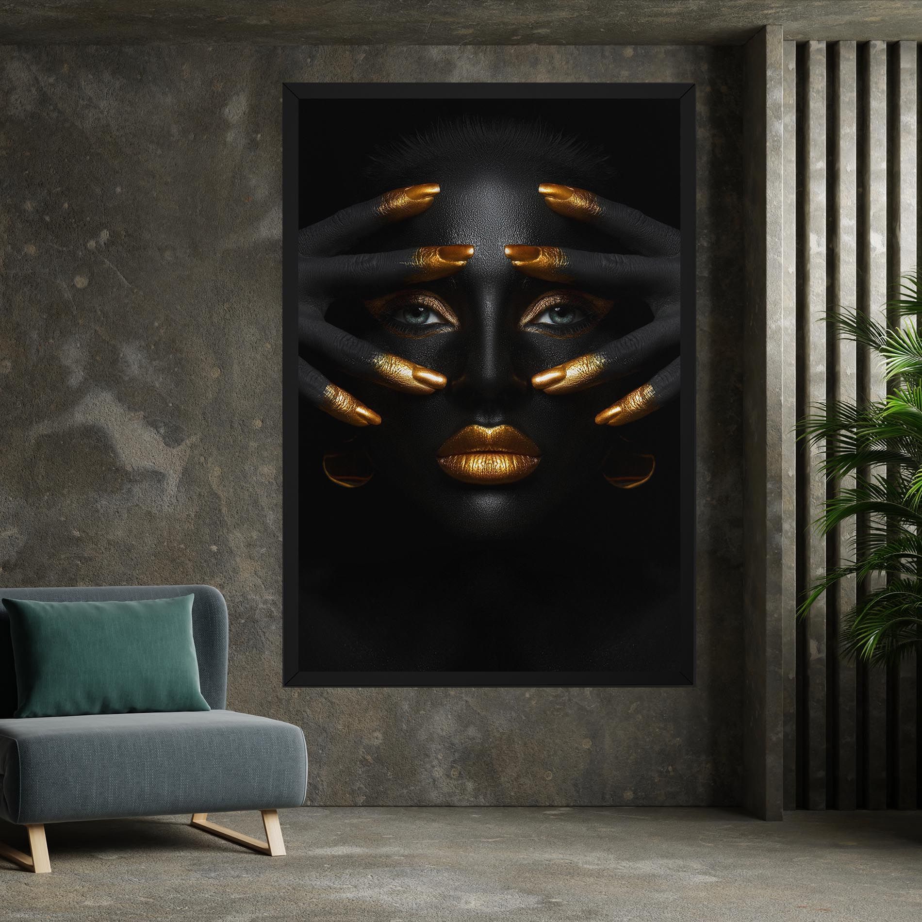 Gold Fingertips Art mockup 7