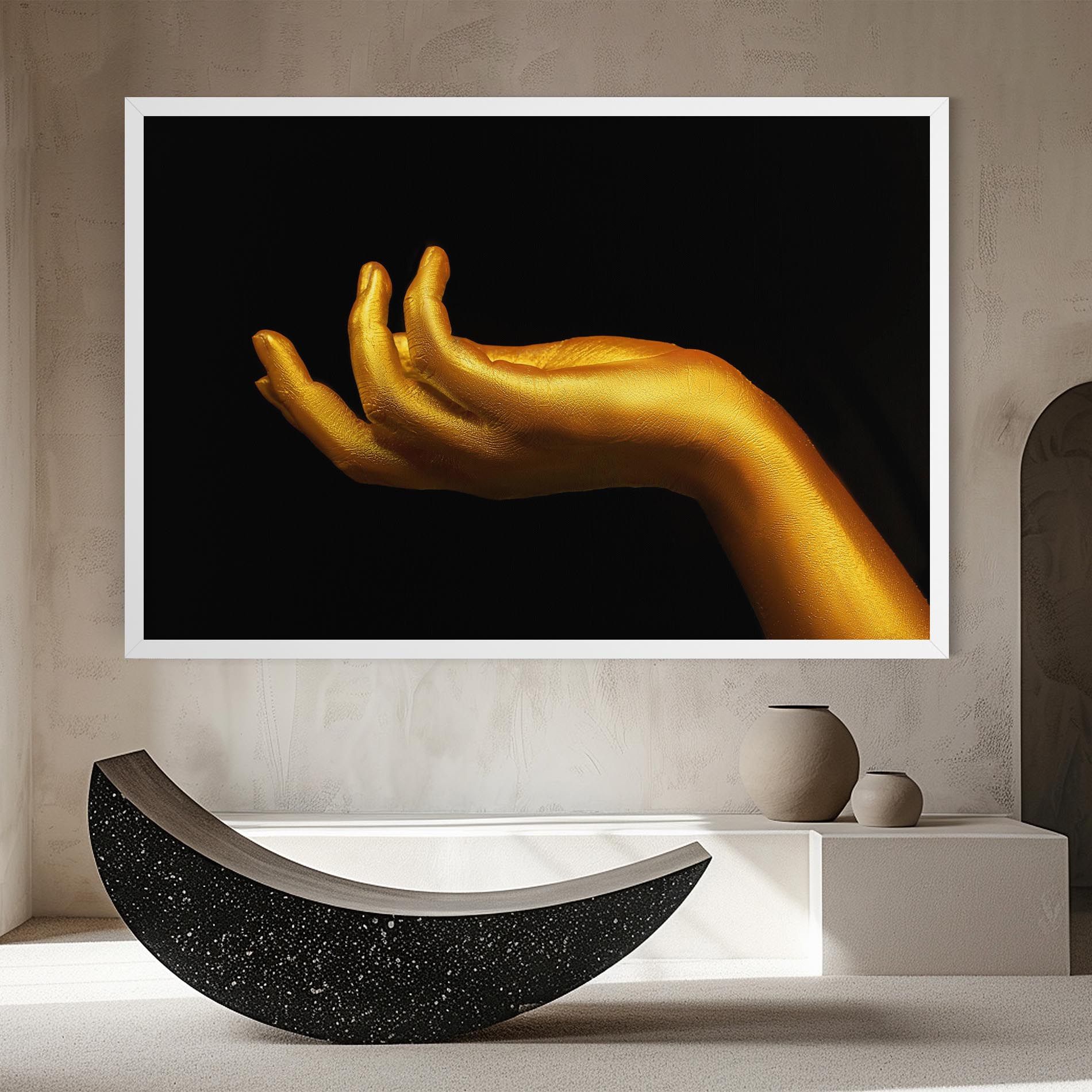 Strong Gold Hand mockup 8