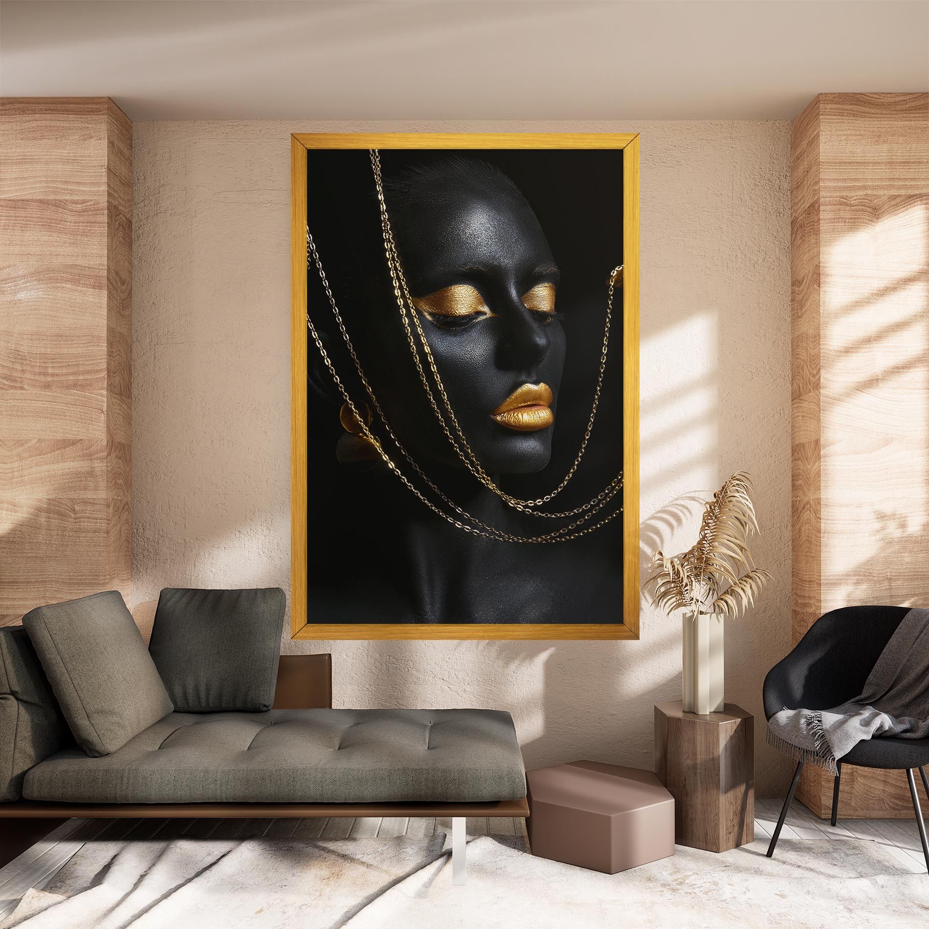 Chain Gold Lips mockup 8