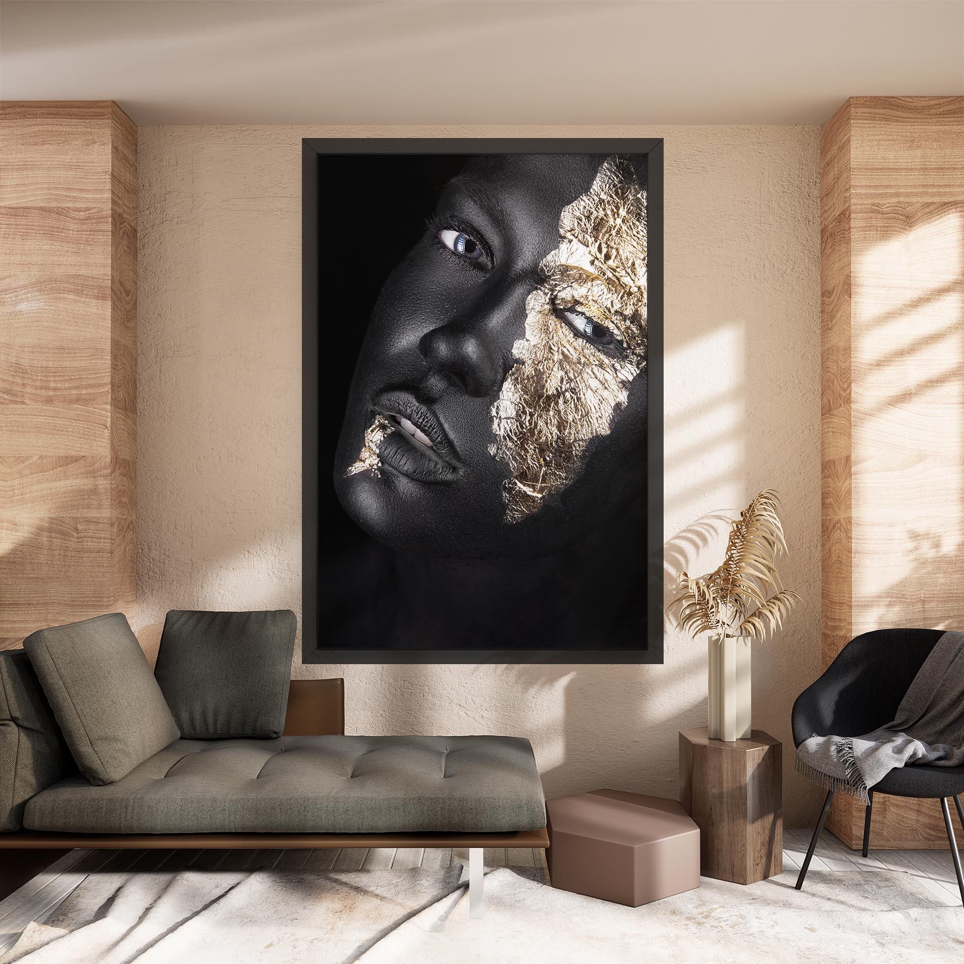 Grey Gold Makeup mockup 8