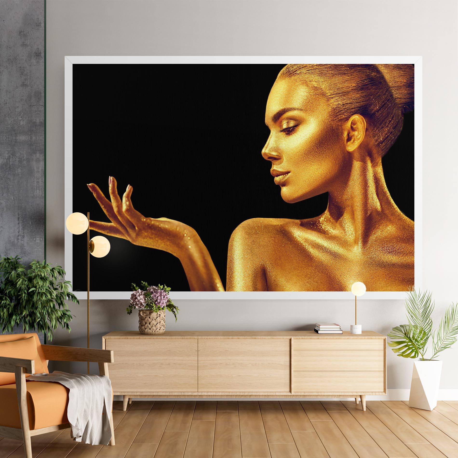 Tablou Canvas Golden Glamour mockup 9