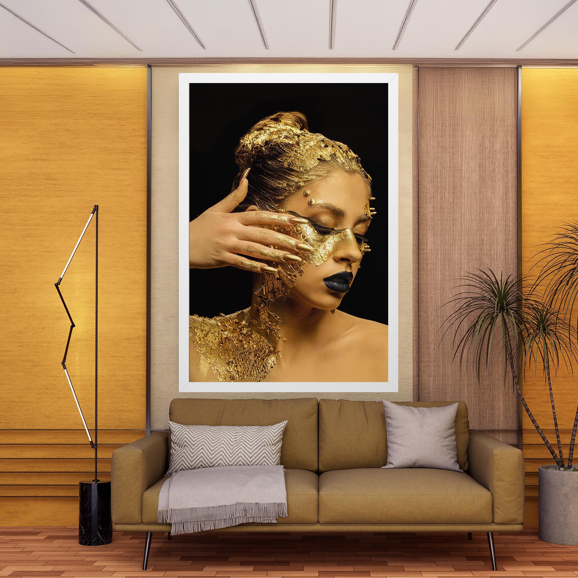 Tablou Canvas Festive Golden Makeup mockup 9