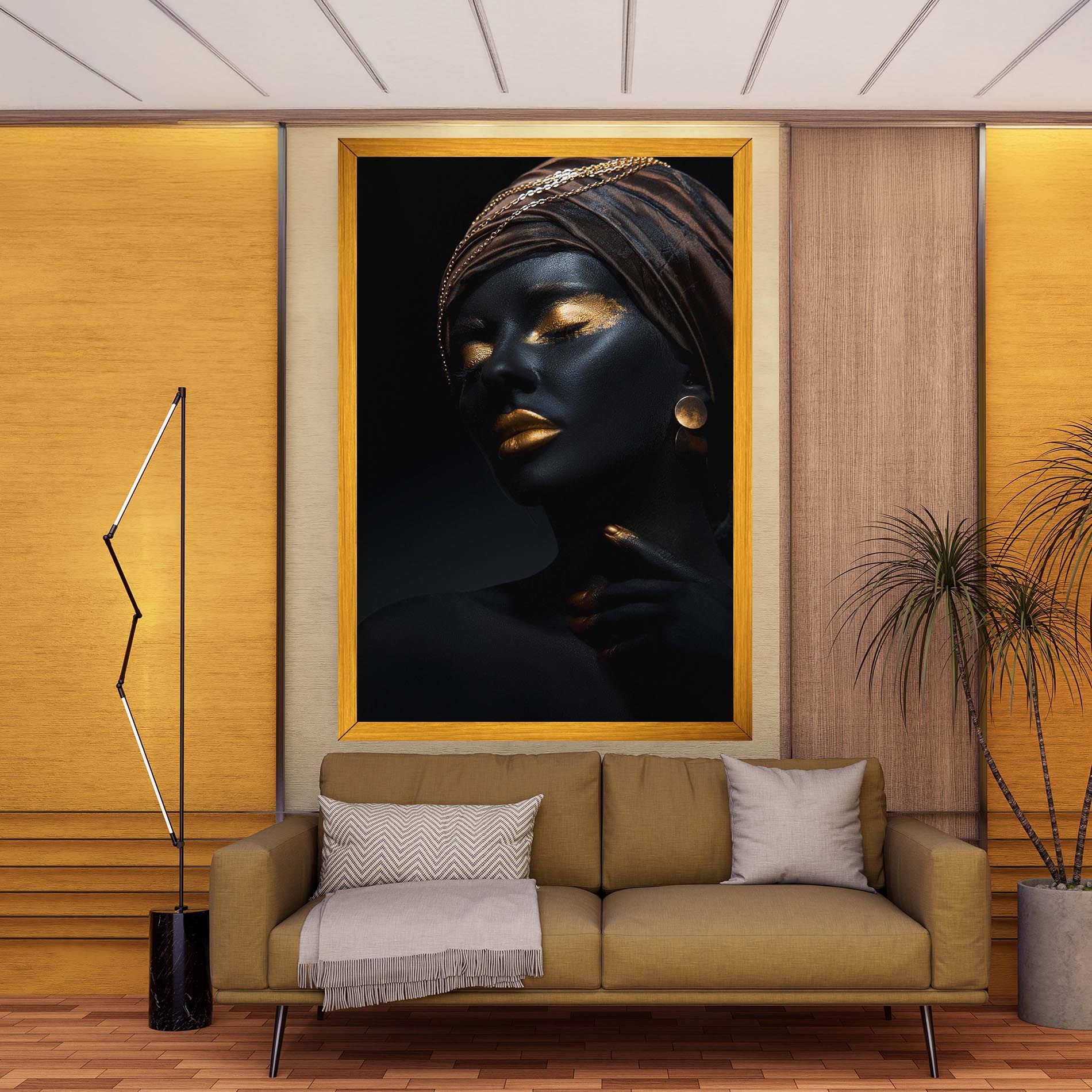 Black Gold Skin mockup 9