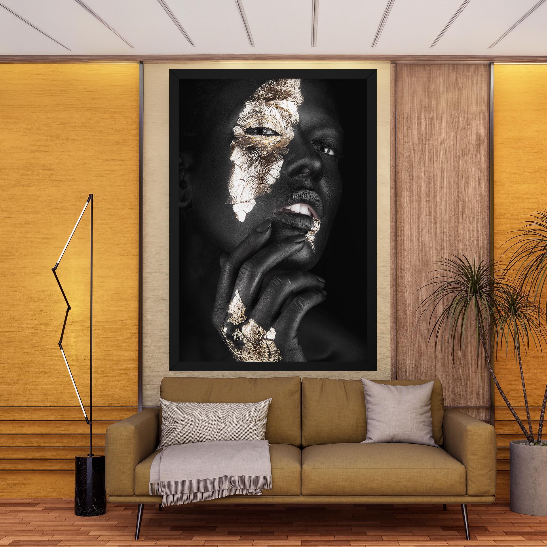 Tablou Canvas Golden Posture mockup 9