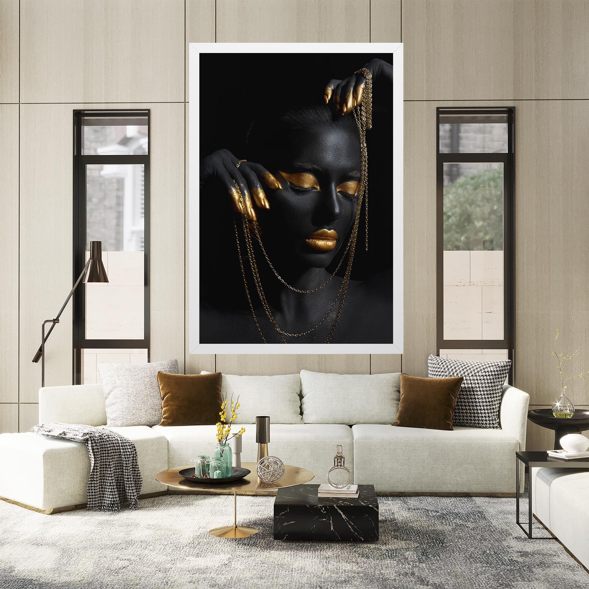 Gold Black Skin mockup 2