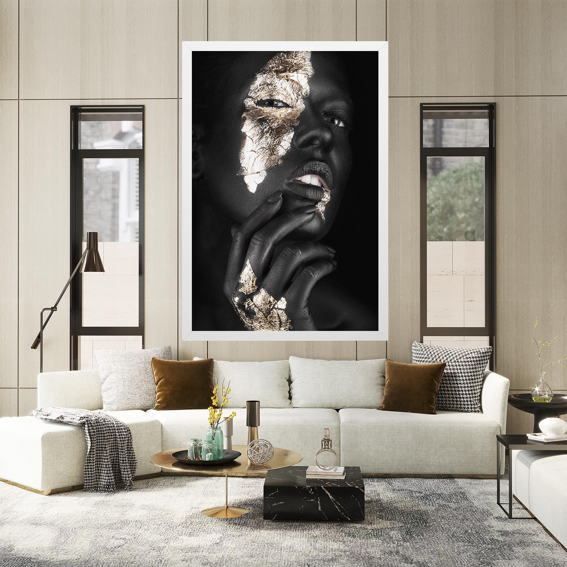 Tablou Canvas Golden Posture mockup 2