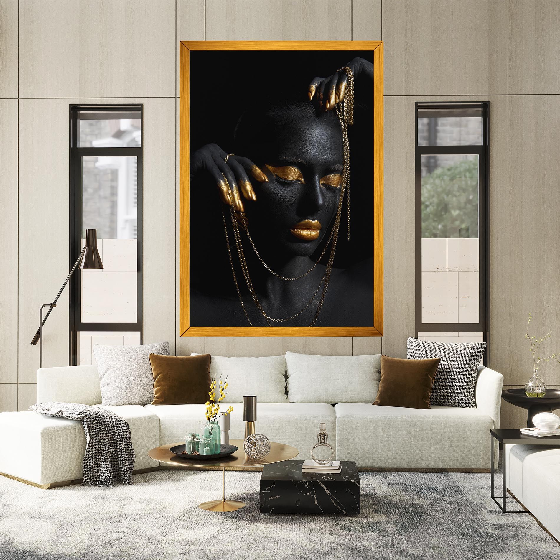 Gold Black Skin mockup 2