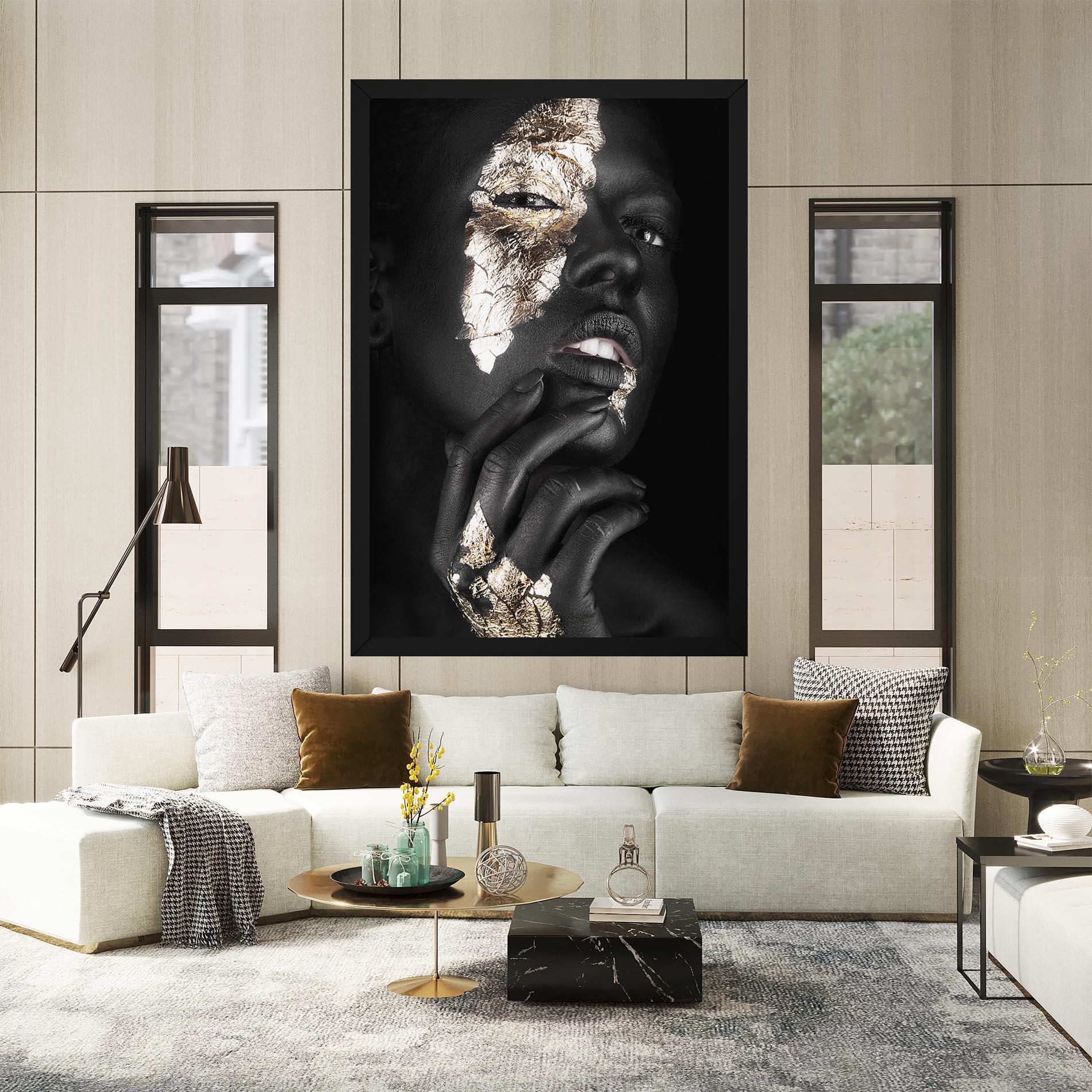 Tablou Canvas Golden Posture mockup 2