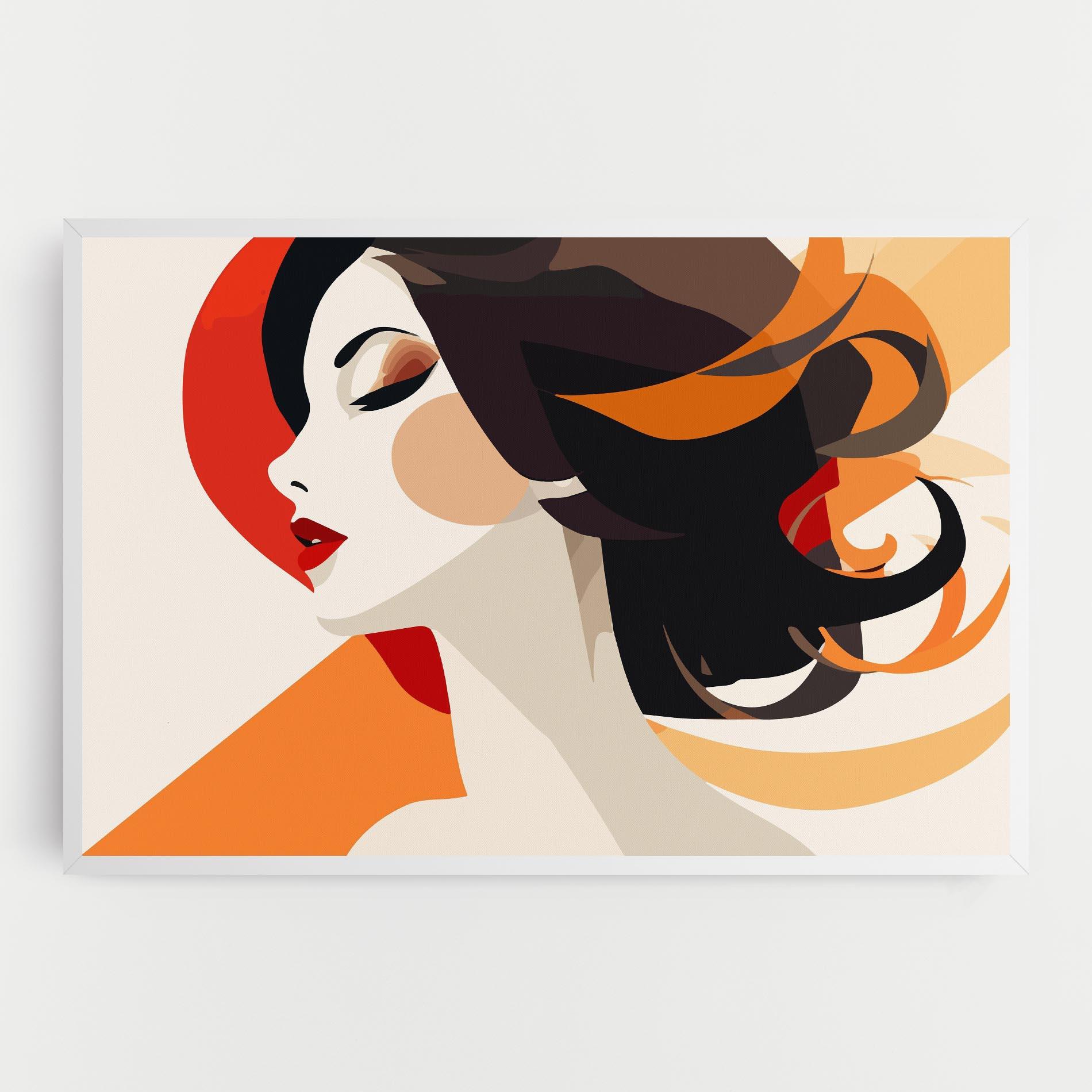 Tablou Canvas Abstract Autumn Woman mockup 0