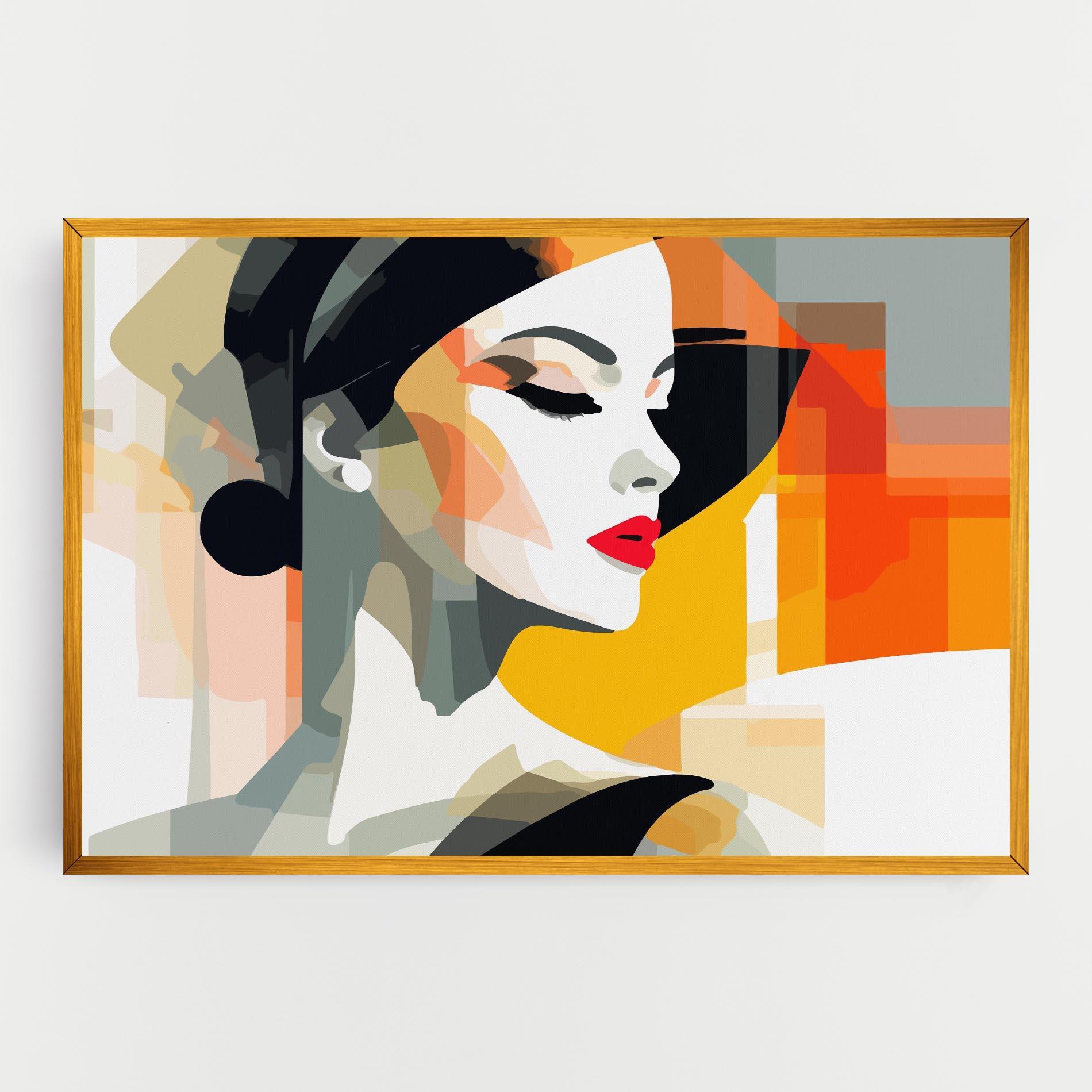 Tablou Canvas Art Woman View mockup 0