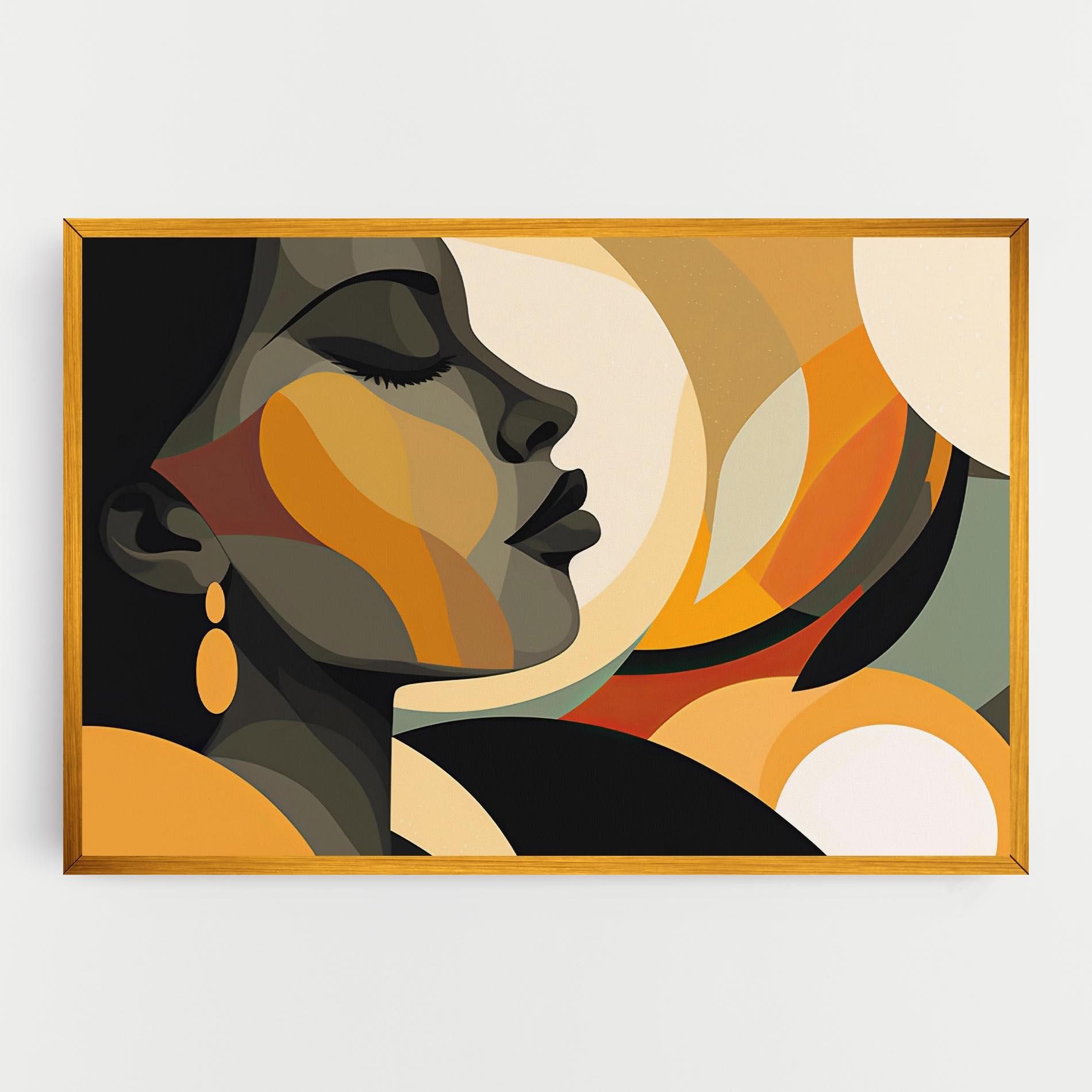 Tablou Canvas Dreamy Graphic Girl mockup 0