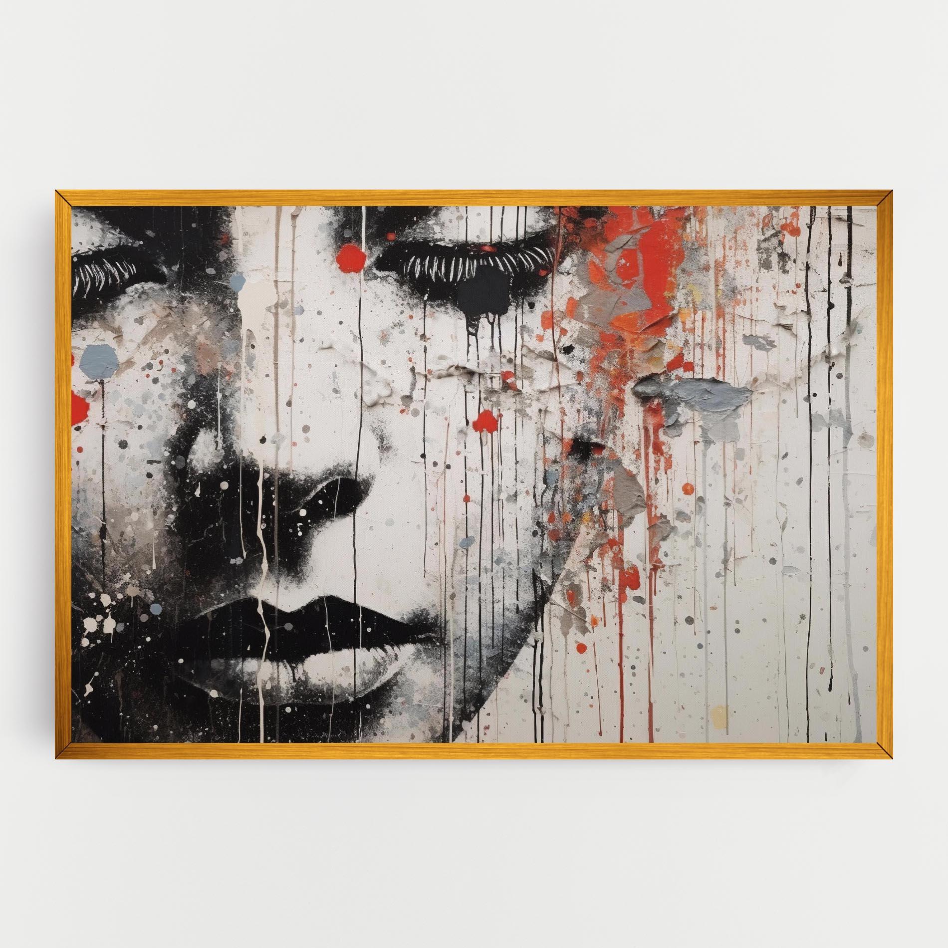 Tablou Canvas Ink Street Graffiti mockup 0