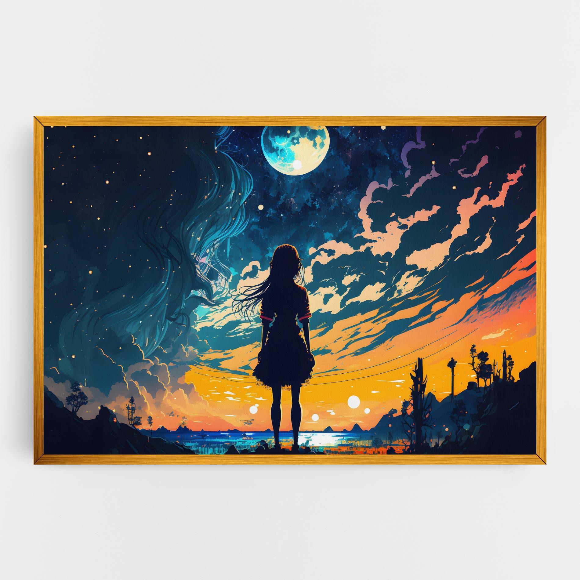 Tablou Canvas Mystical Woman Fairytale mockup 0