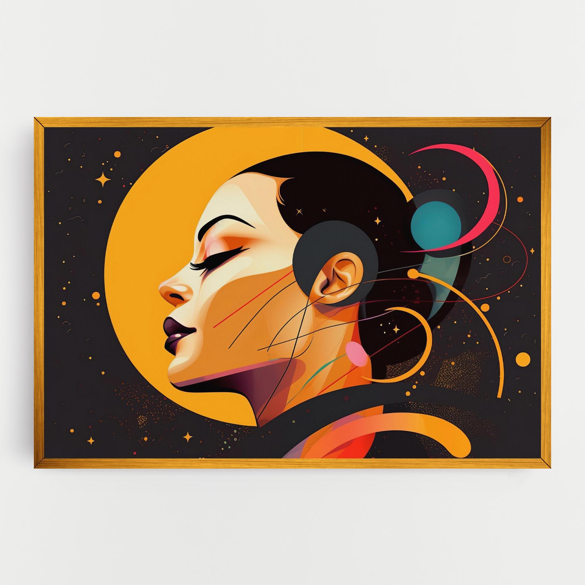 Tablou Canvas Synthetic Female mockup 0