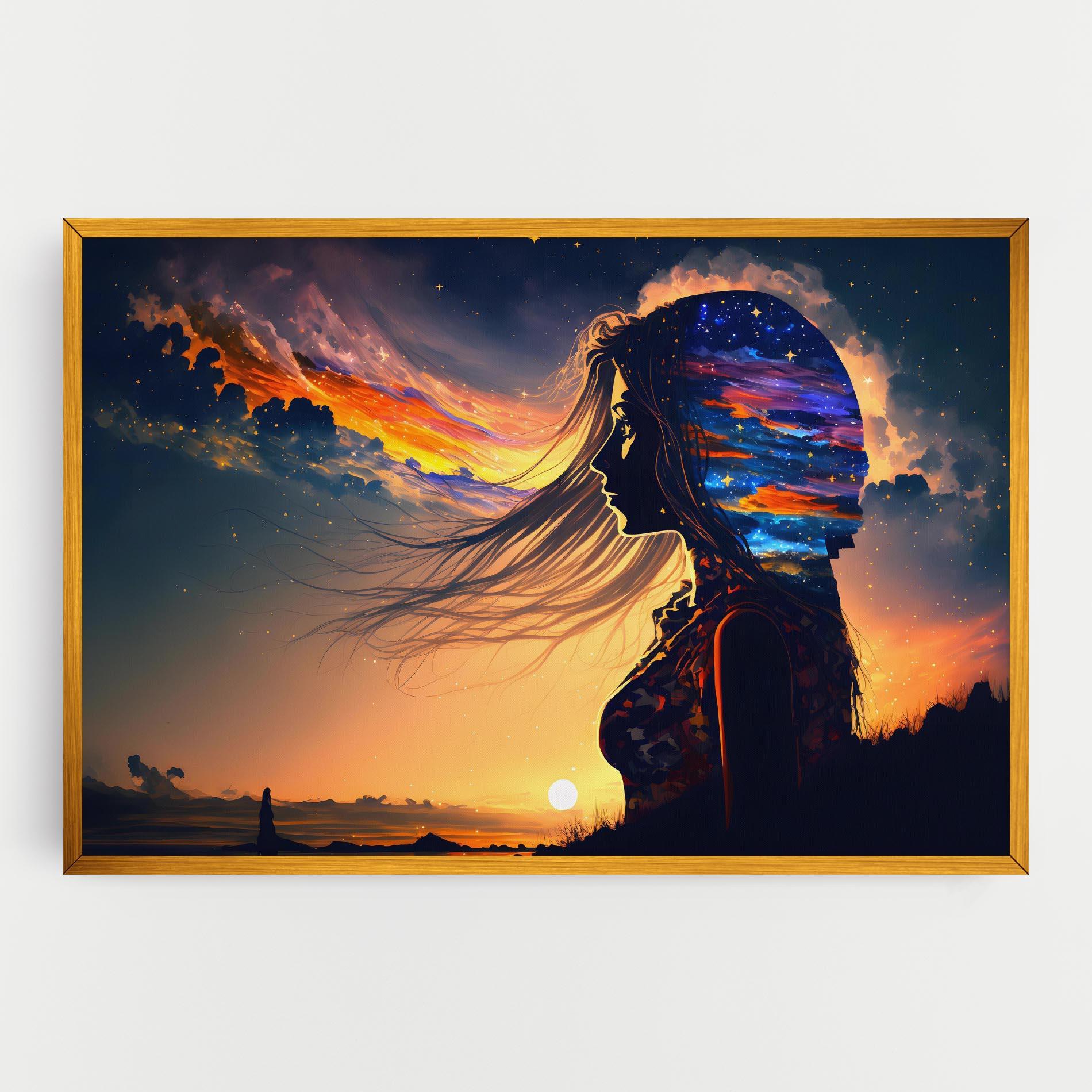 Tablou Canvas Woman Fairytale mockup 0