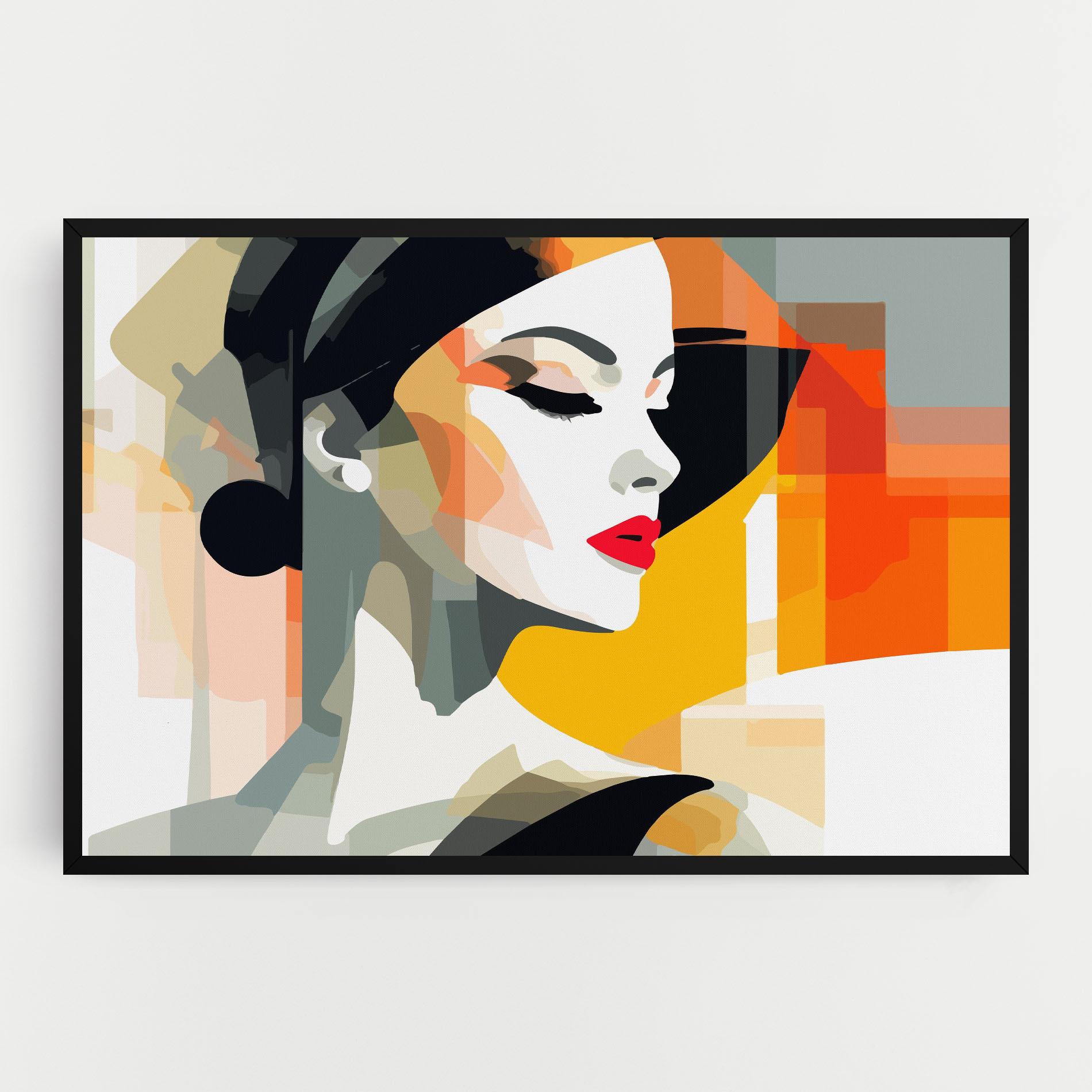 Tablou Canvas Art Woman View mockup 0