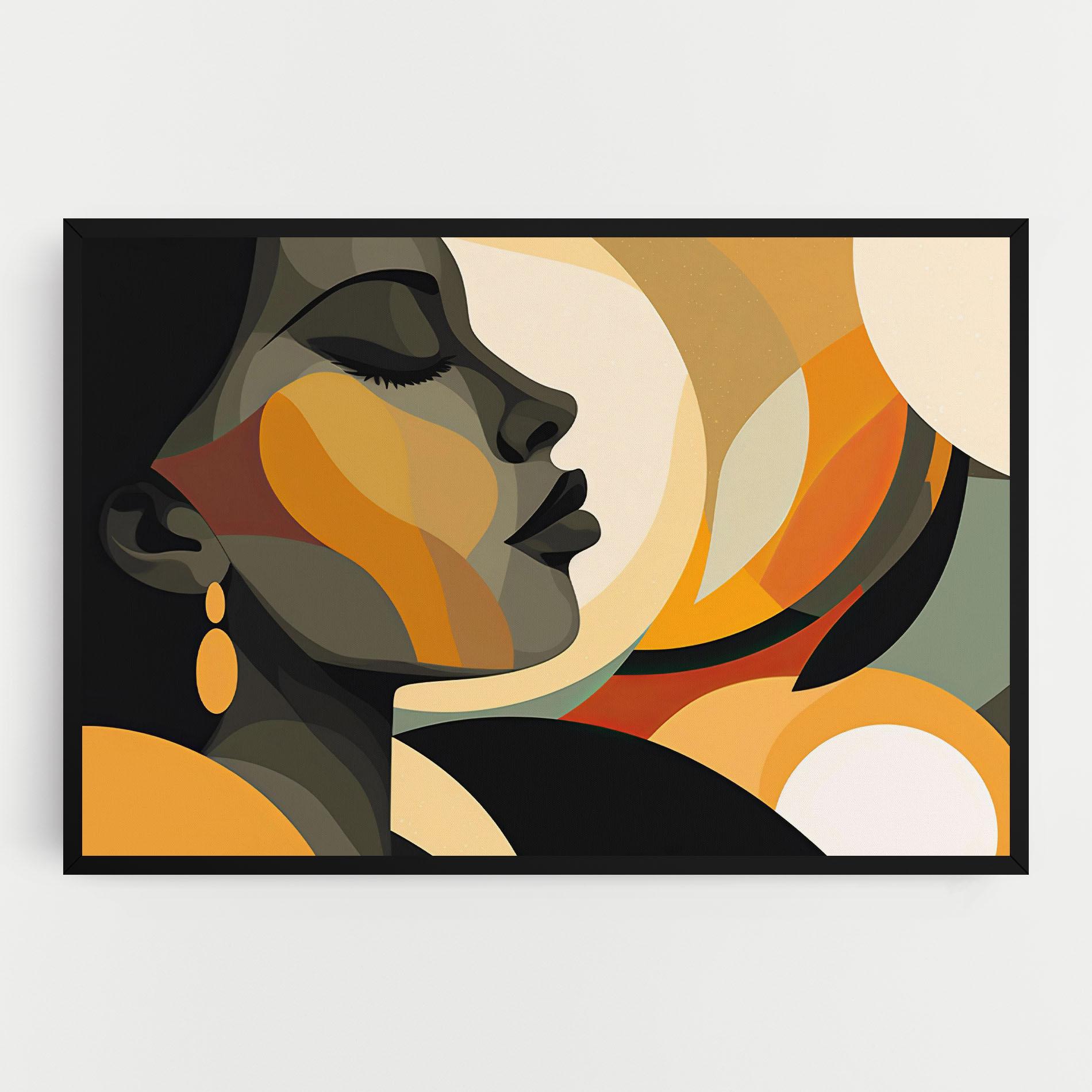 Tablou Canvas Dreamy Graphic Girl mockup 0