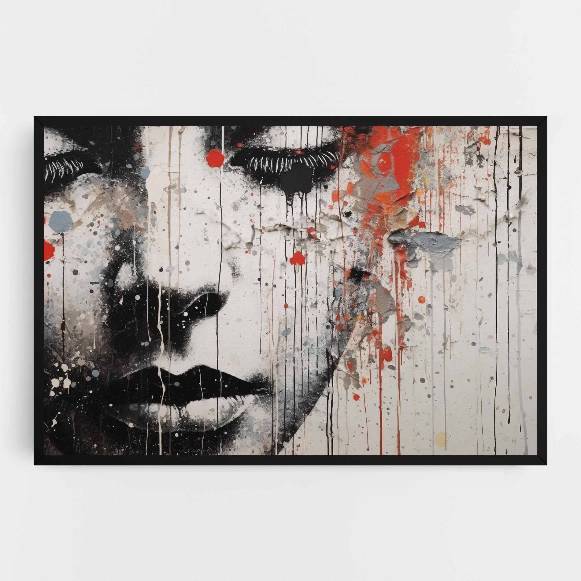 Tablou Canvas Ink Street Graffiti mockup 0