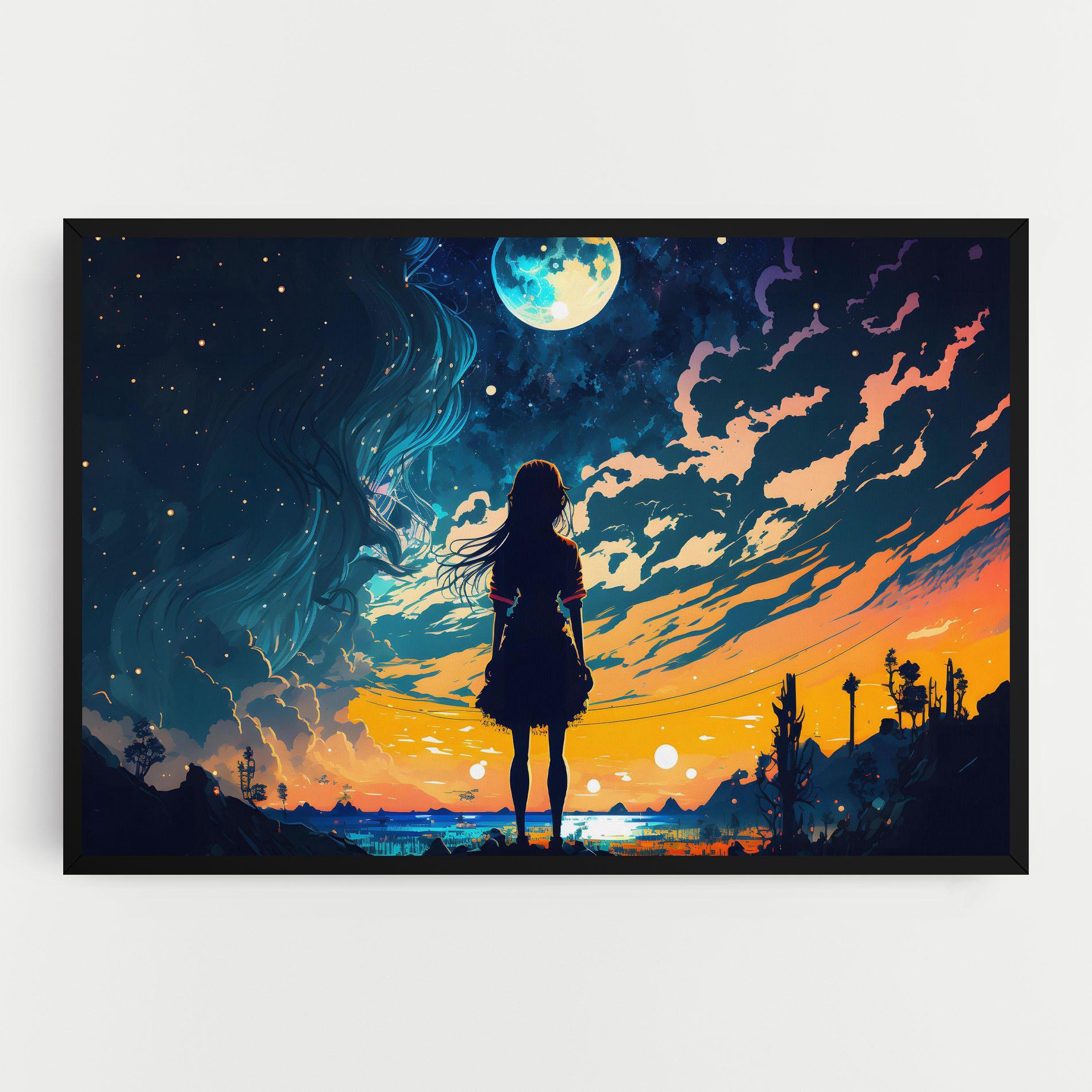 Tablou Canvas Mystical Woman Fairytale mockup 0