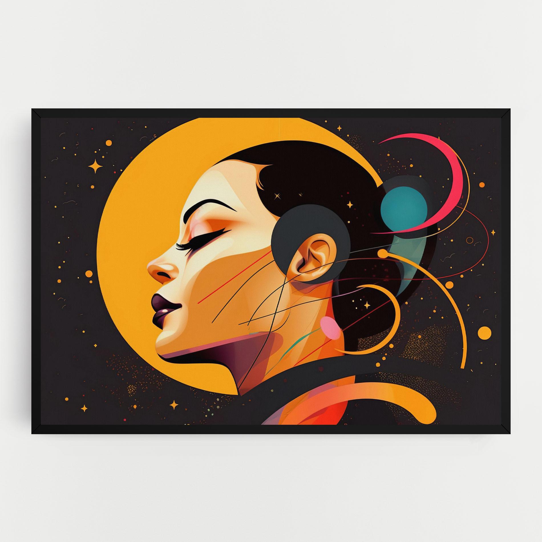 Tablou Canvas Synthetic Female mockup 0