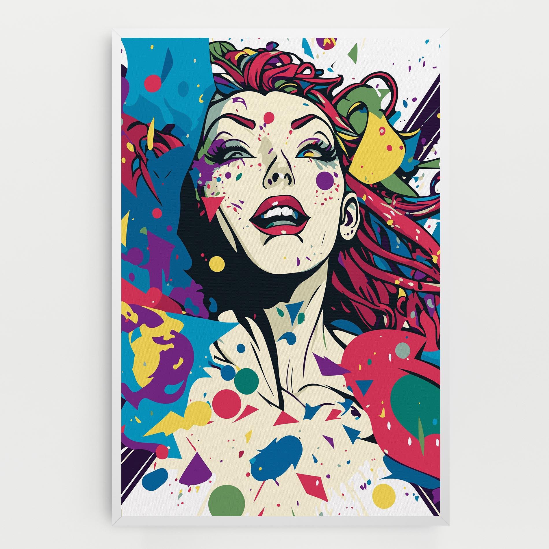 Tablou Canvas Fictional Woman mockup 0