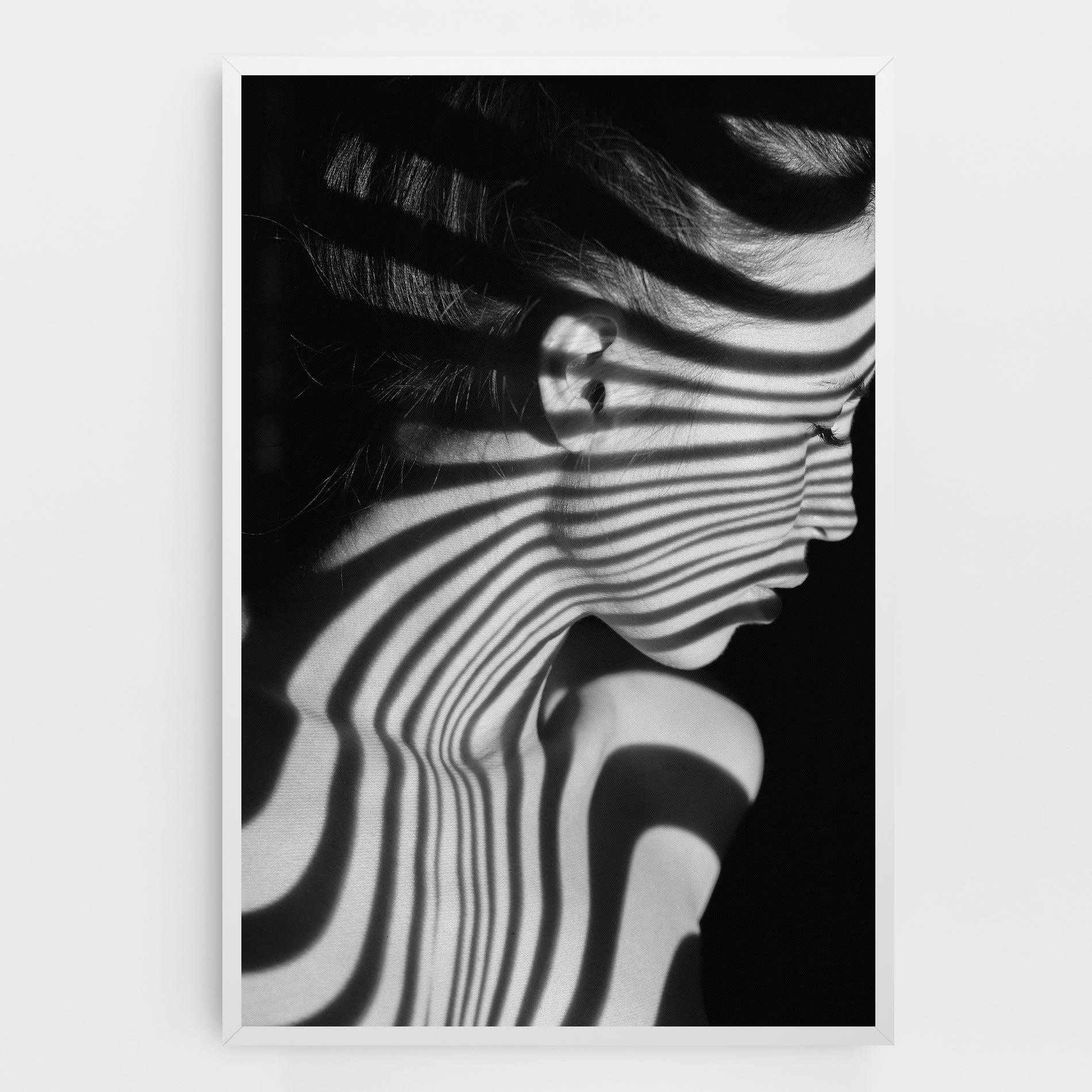 Tablou Canvas Zebra Stripes Woman mockup 0