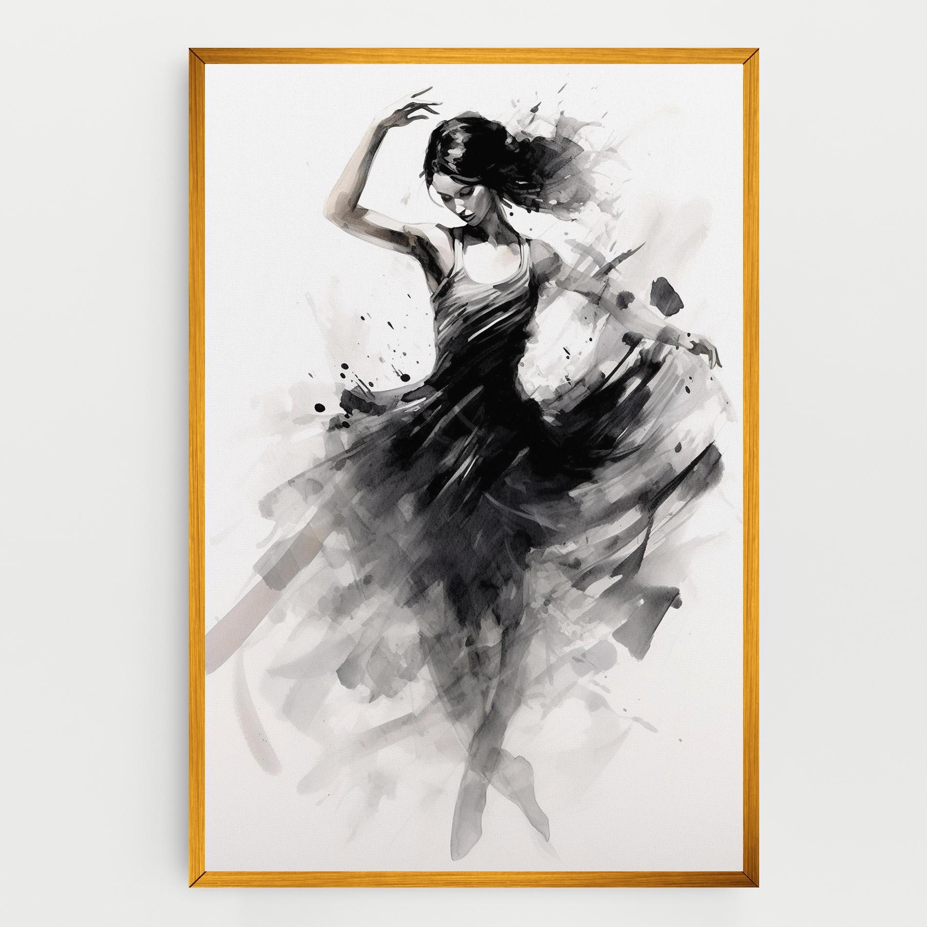 Tablou Canvas Dancing Woman mockup 0