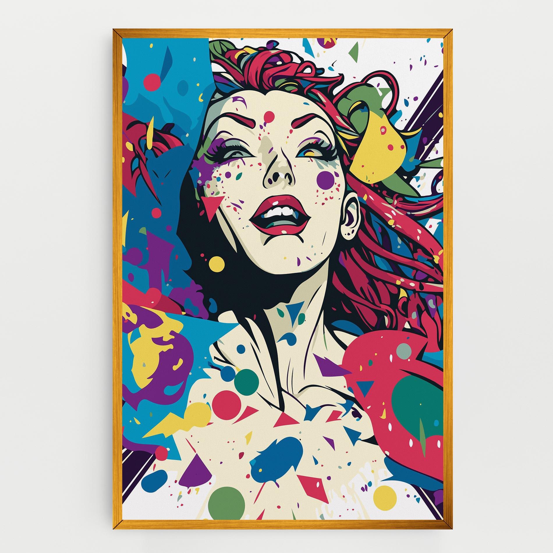 Tablou Canvas Fictional Woman mockup 0