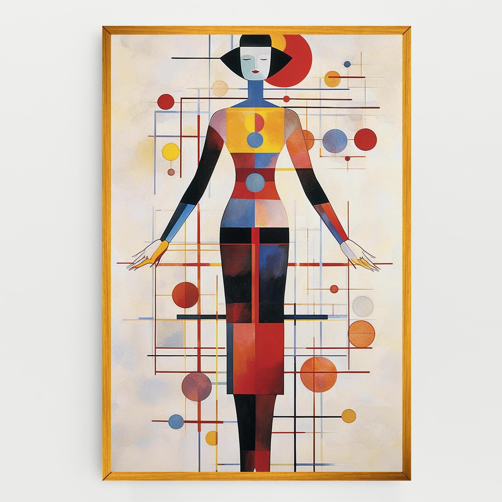 Tablou Canvas Poster Woman Artist mockup 0