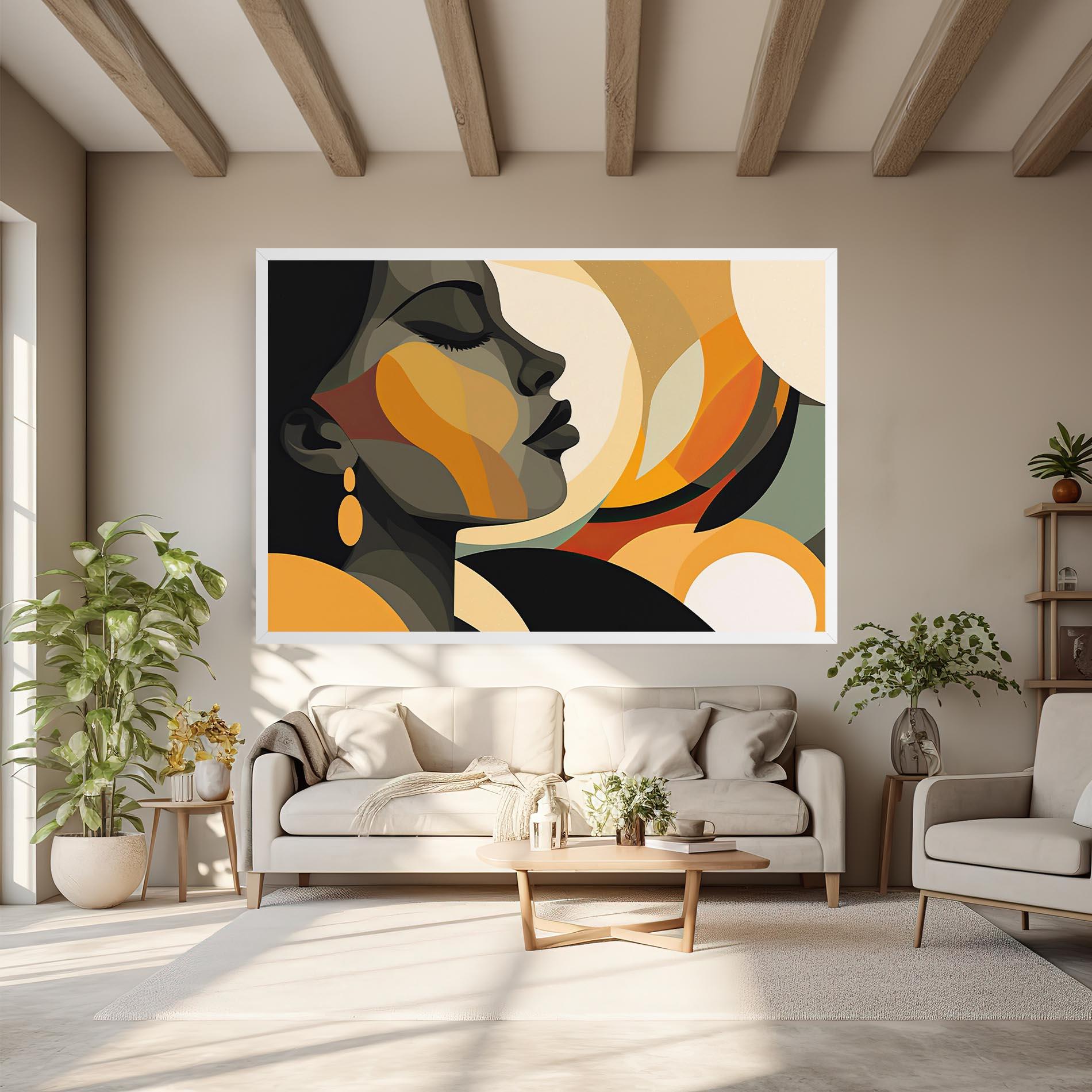 Tablou Canvas Dreamy Graphic Girl mockup 6