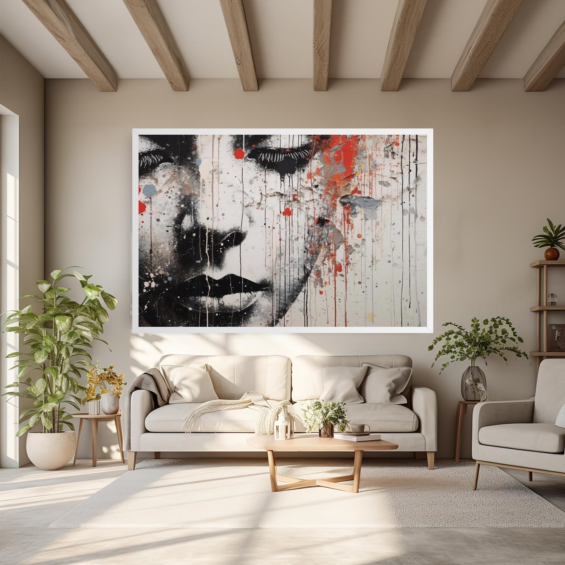 Tablou Canvas Ink Street Graffiti mockup 6