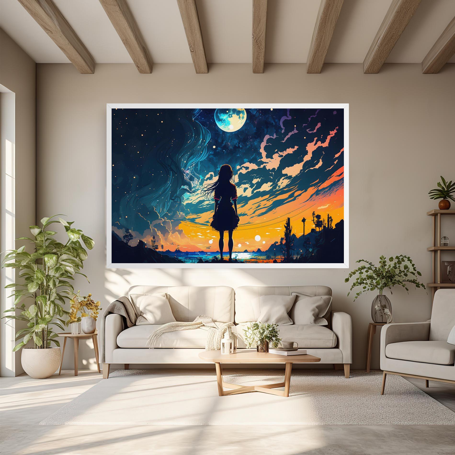 Tablou Canvas Mystical Woman Fairytale mockup 6