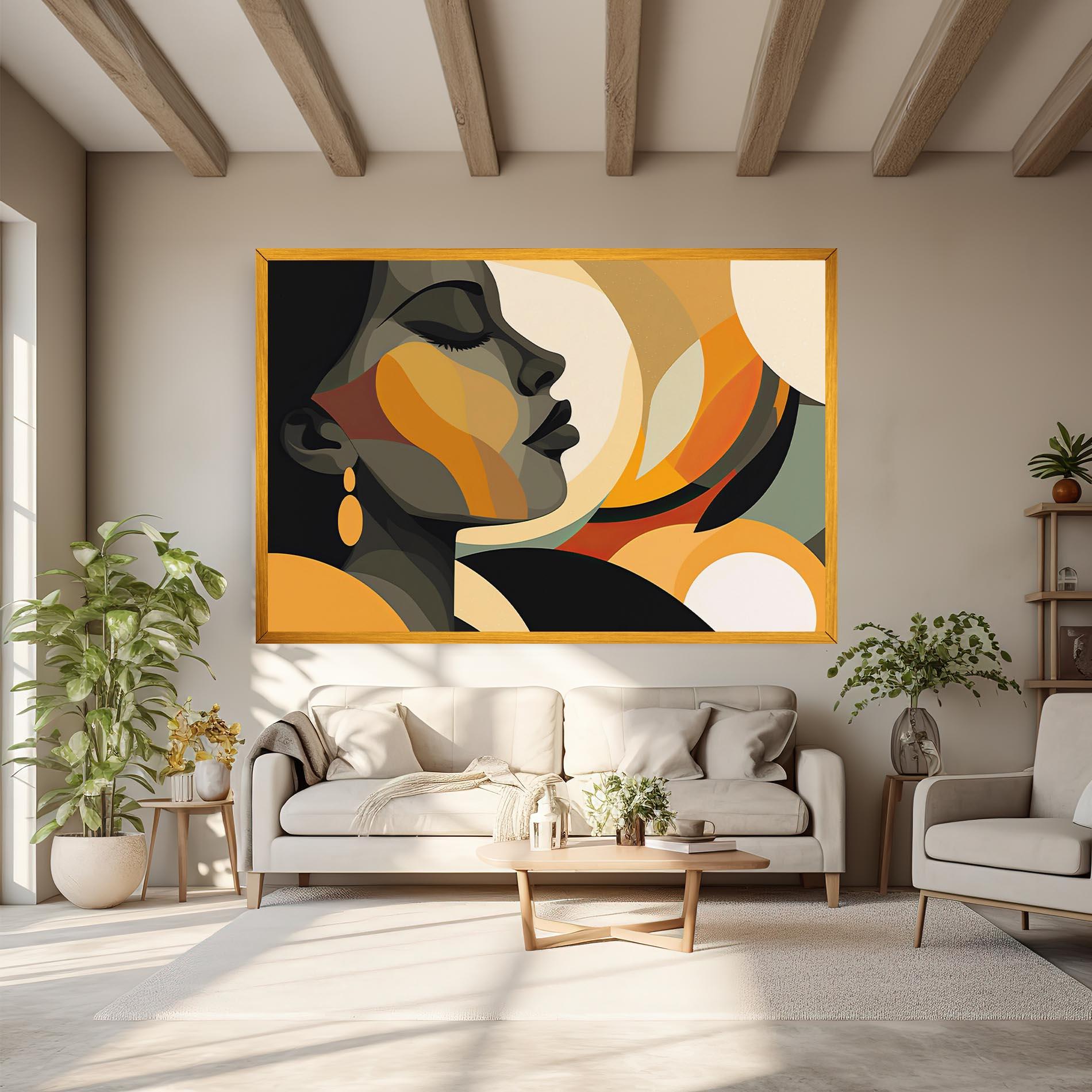 Tablou Canvas Dreamy Graphic Girl mockup 6