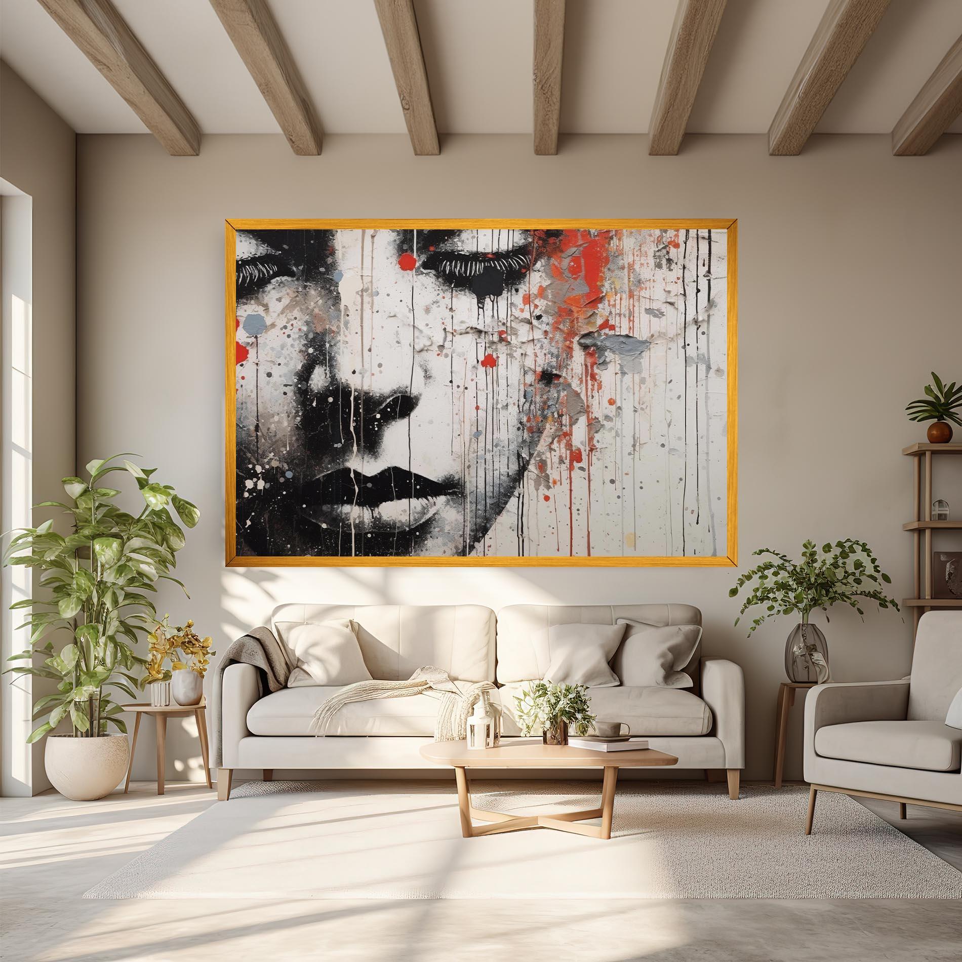 Tablou Canvas Ink Street Graffiti mockup 6