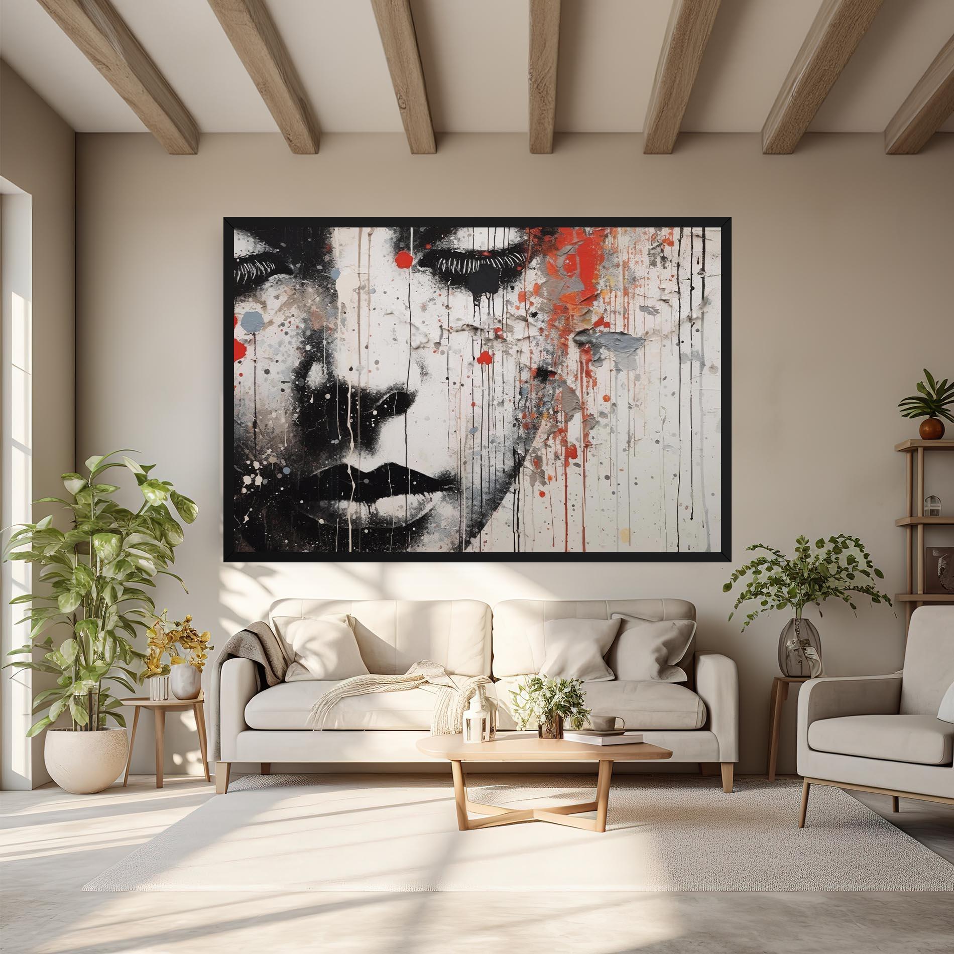 Tablou Canvas Ink Street Graffiti mockup 6