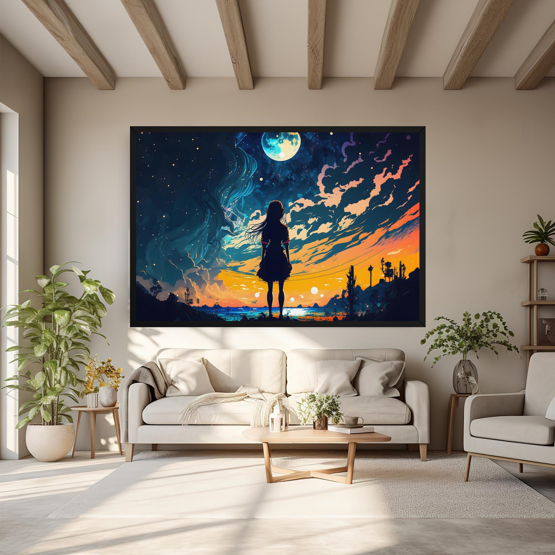 Tablou Canvas Mystical Woman Fairytale mockup 6