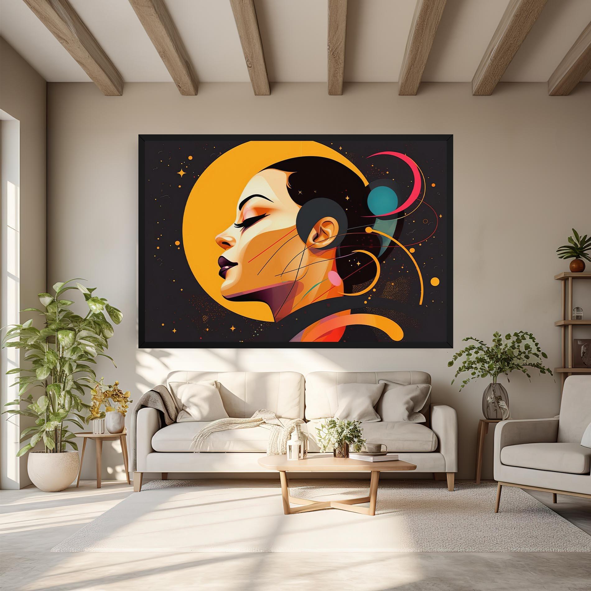 Tablou Canvas Synthetic Female mockup 6