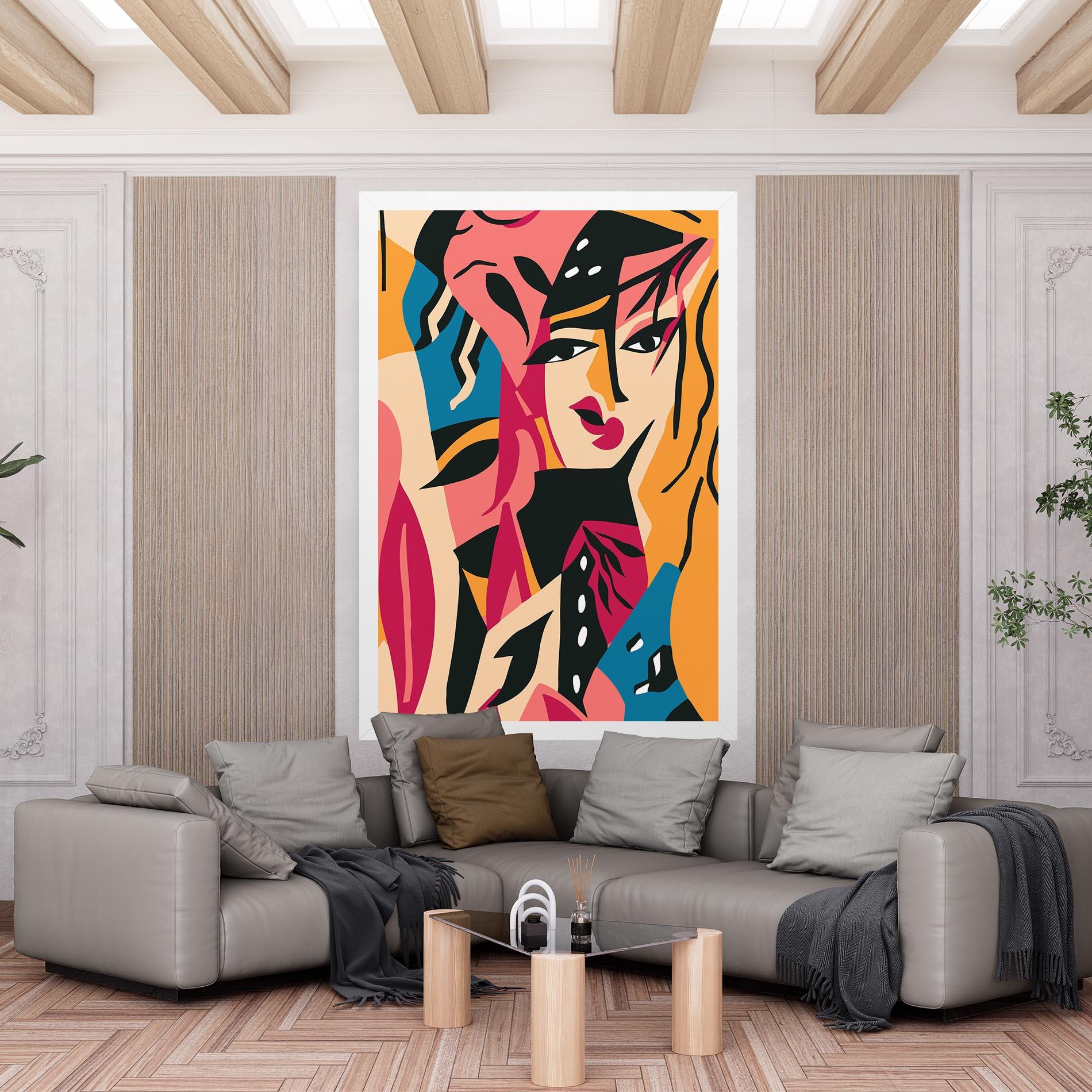 Tablou Canvas Crowd Face mockup 6