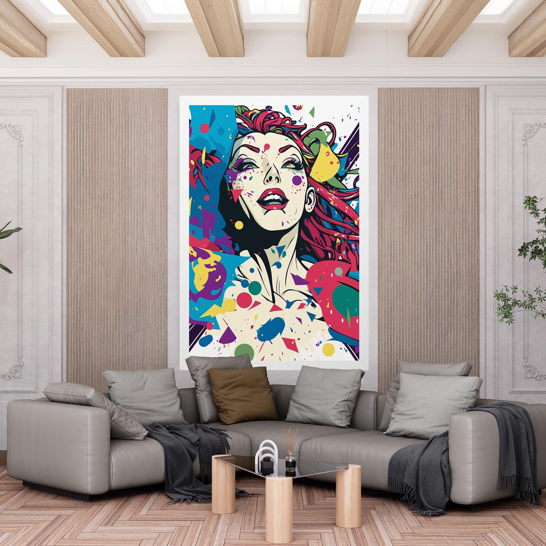 Tablou Canvas Fictional Woman mockup 6