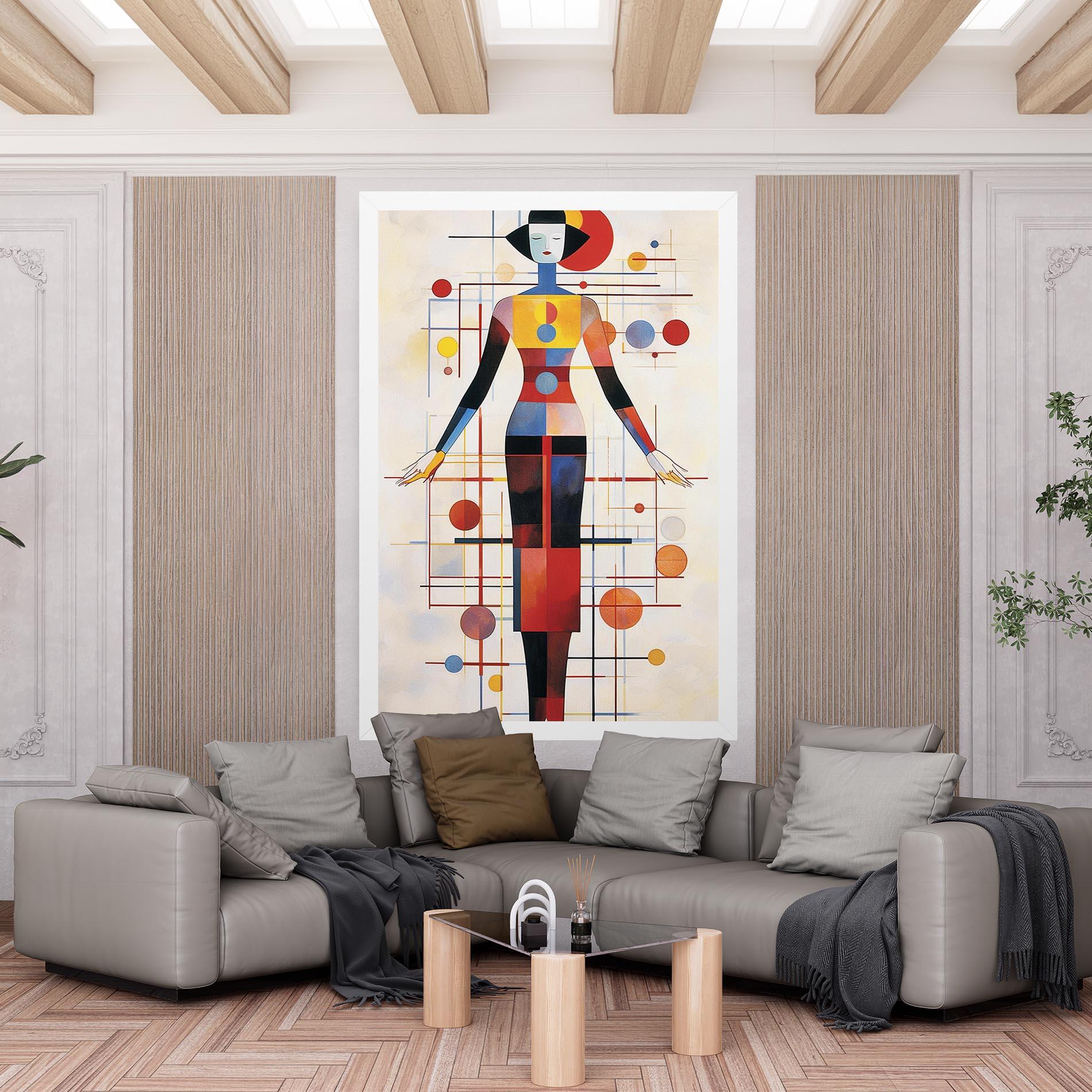 Tablou Canvas Poster Woman Artist mockup 6