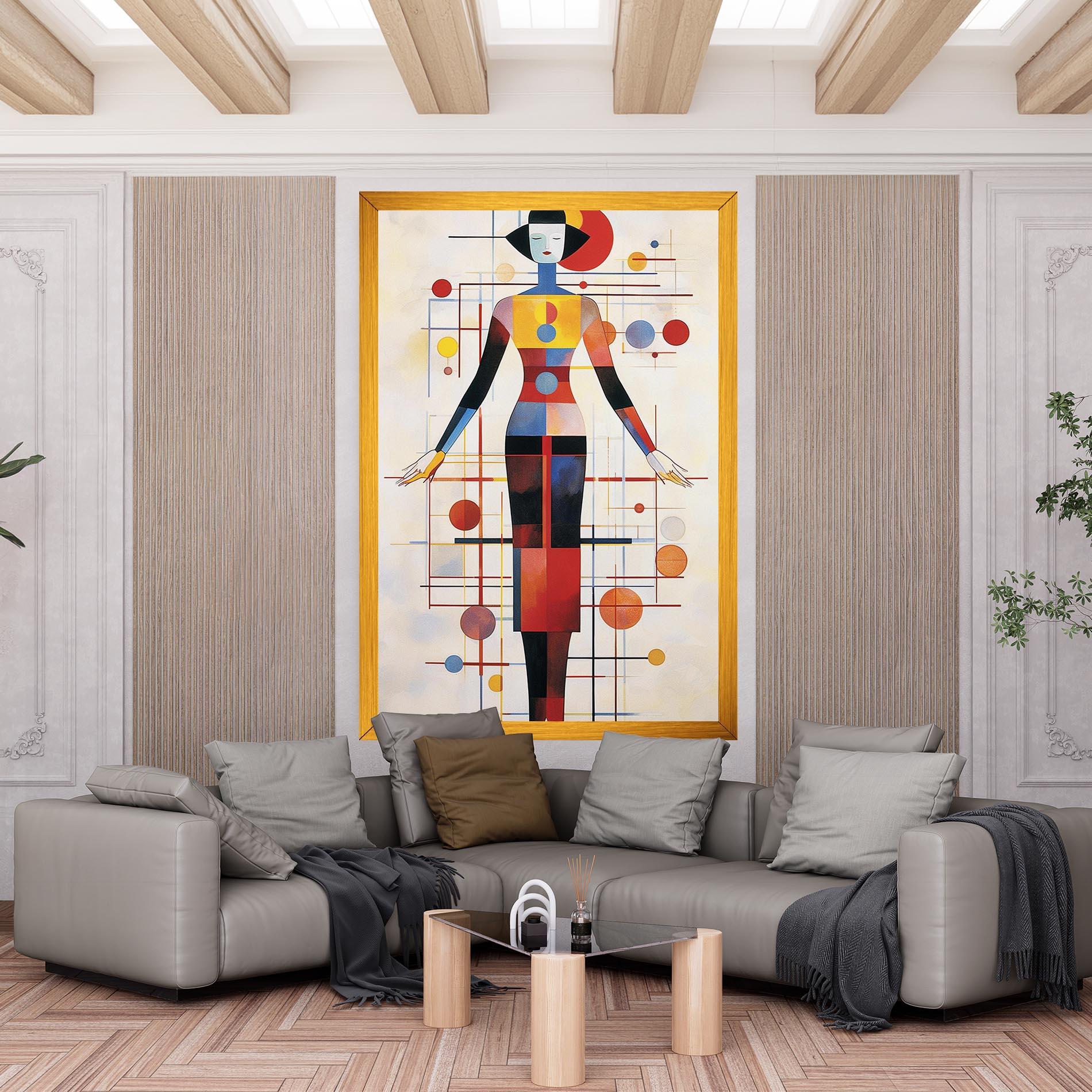 Tablou Canvas Poster Woman Artist mockup 6