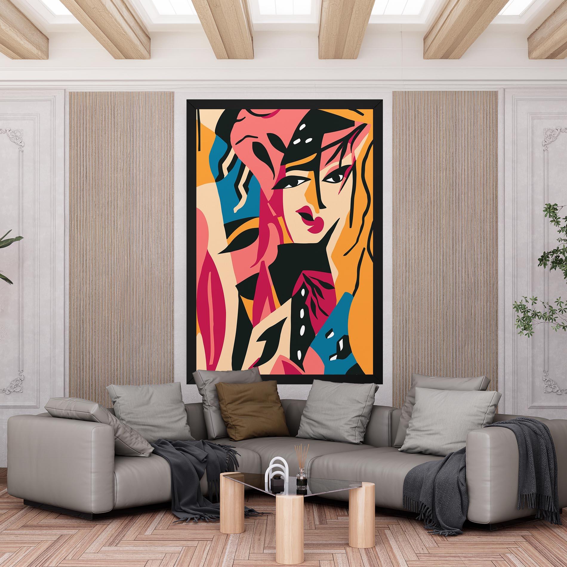 Tablou Canvas Crowd Face mockup 6