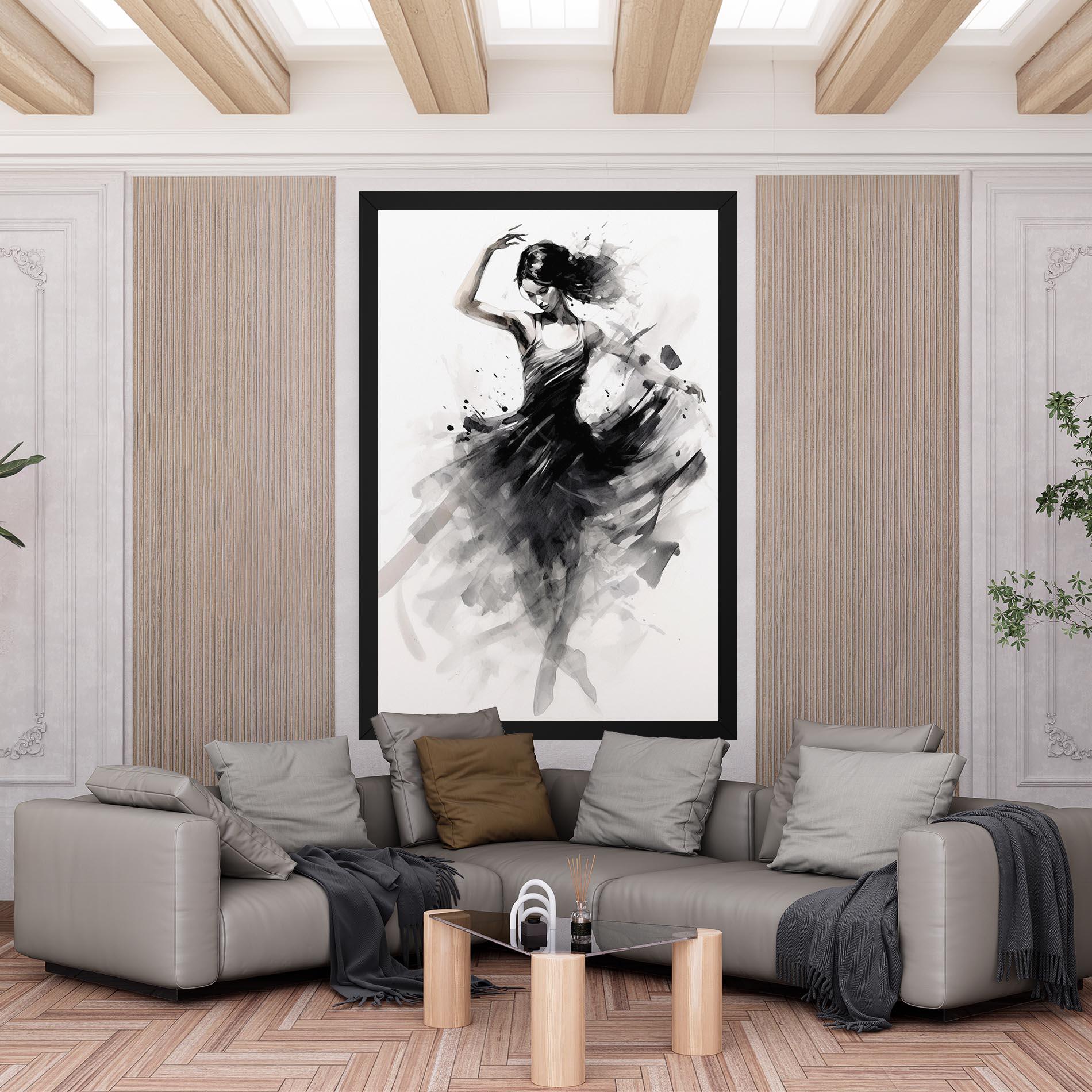 Tablou Canvas Dancing Woman mockup 6