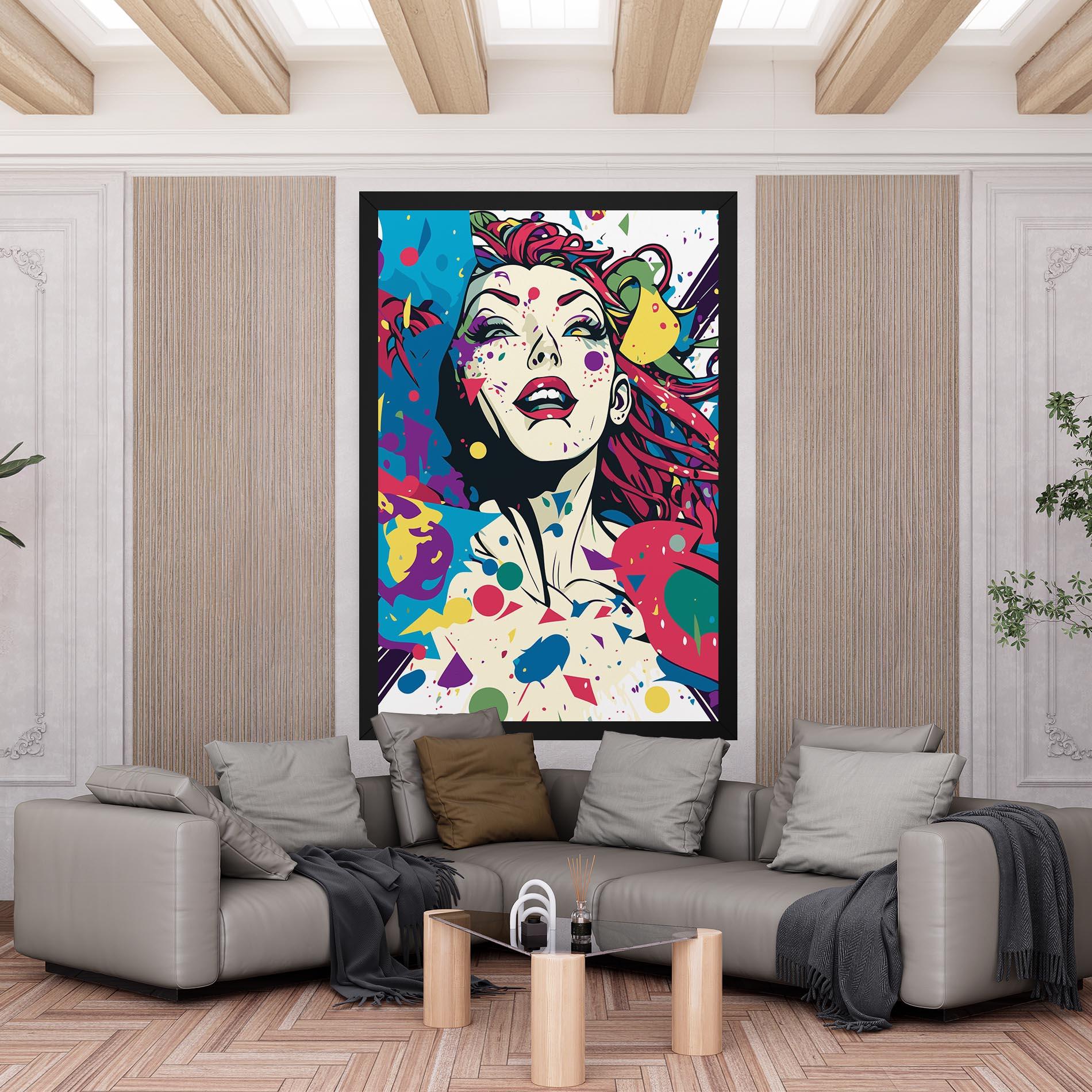 Tablou Canvas Fictional Woman mockup 6