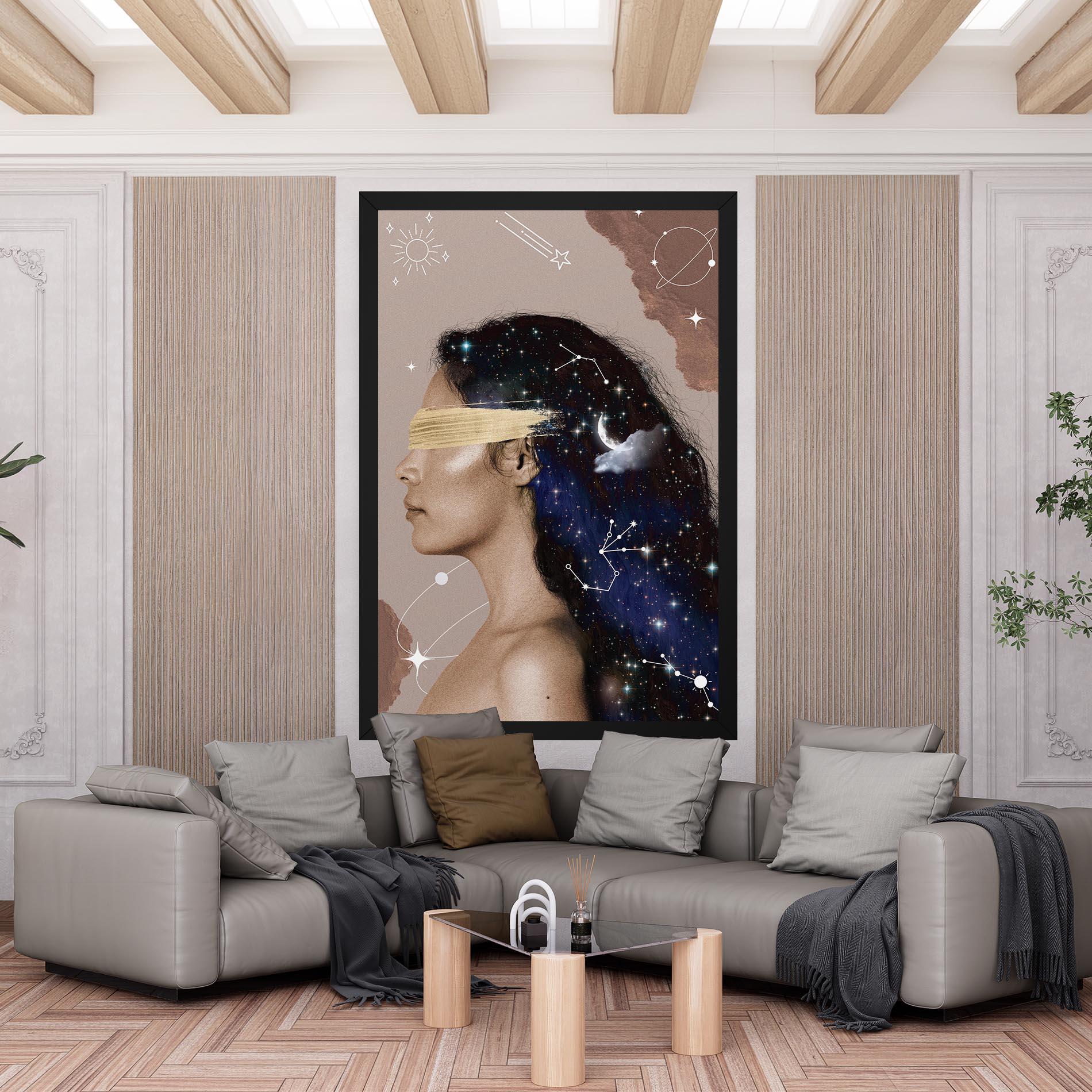 Tablou Canvas Galaxy Hair mockup 6