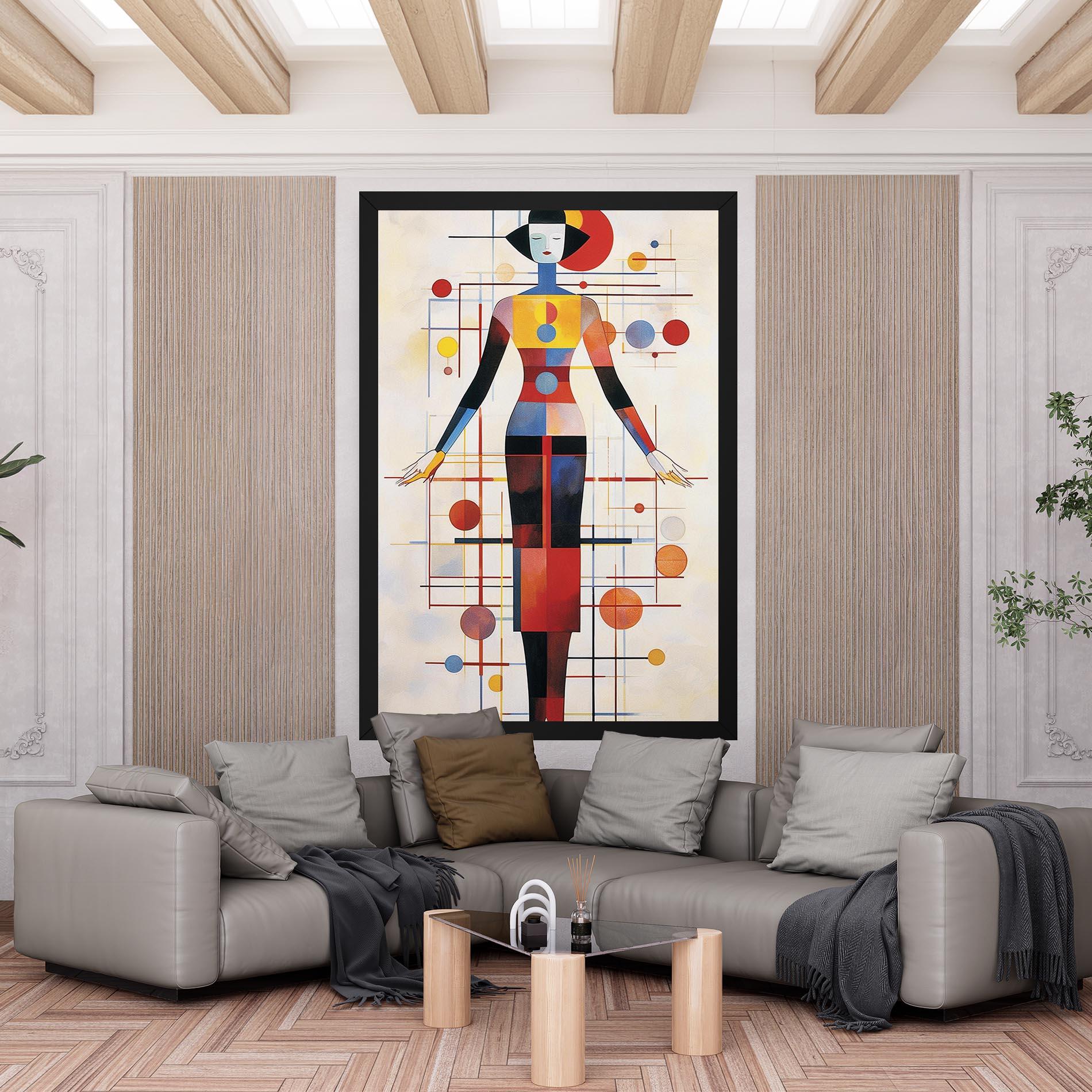 Tablou Canvas Poster Woman Artist mockup 6