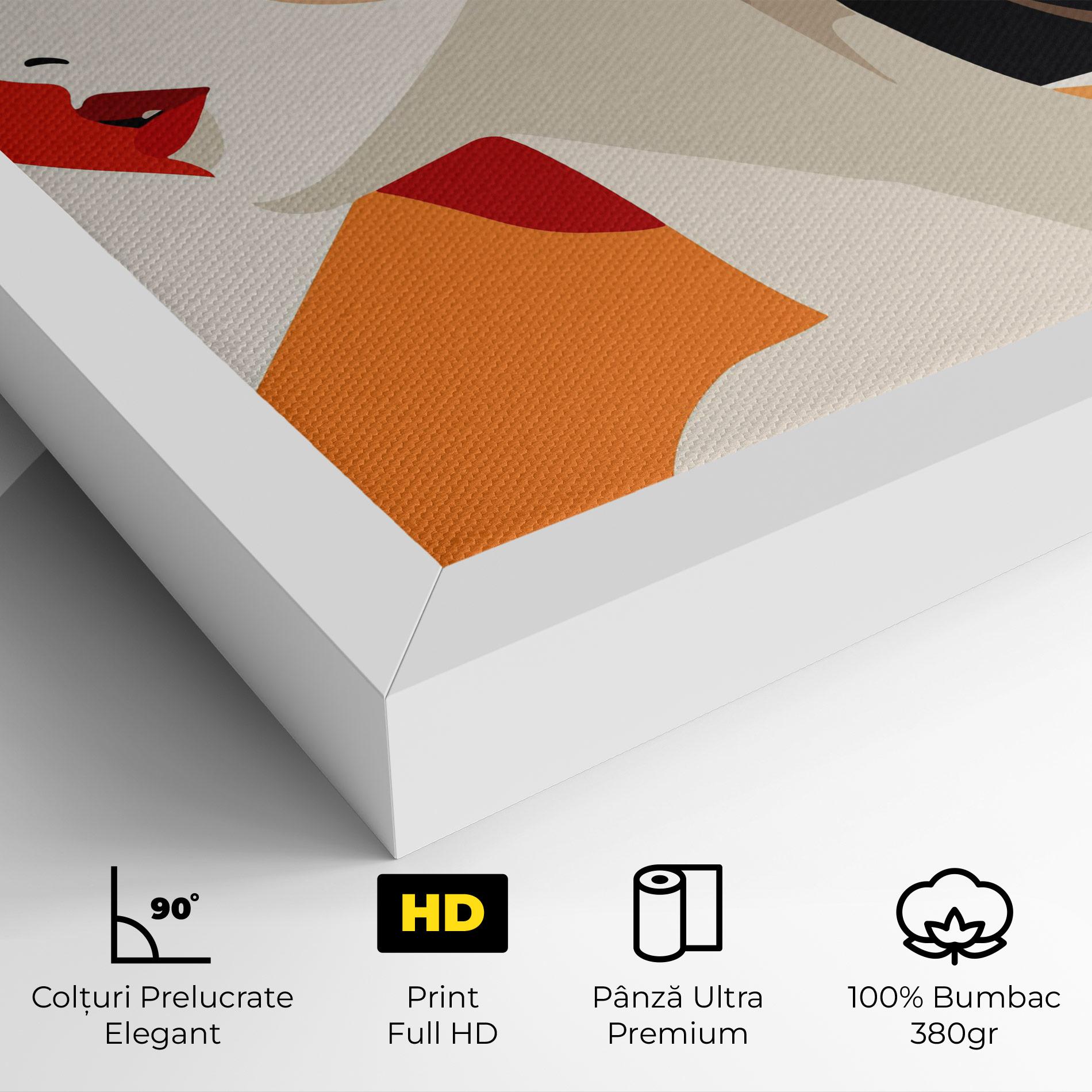 Tablou Canvas Abstract Autumn Woman mockup 4