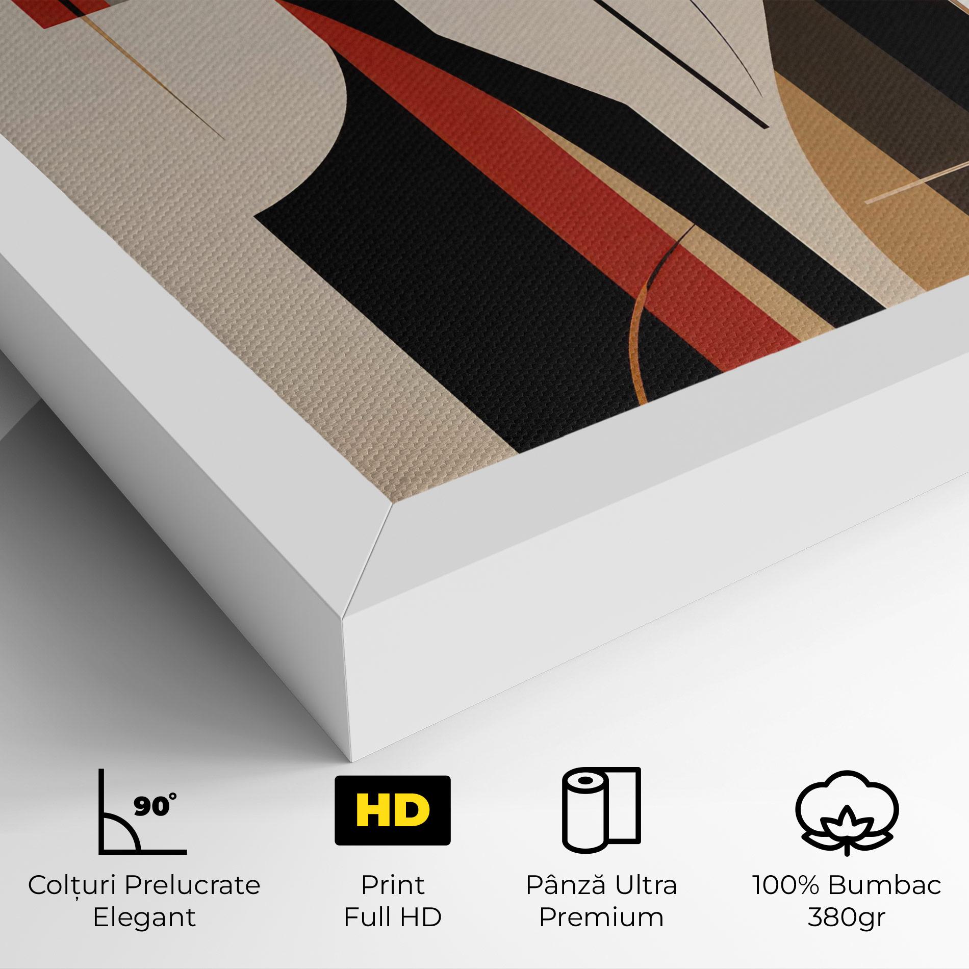Tablou Canvas Abstract Couple Kissing mockup 4