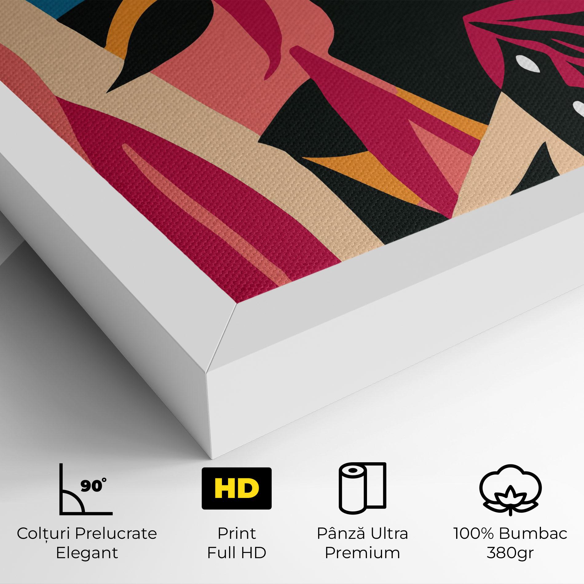 Tablou Canvas Crowd Face mockup 4